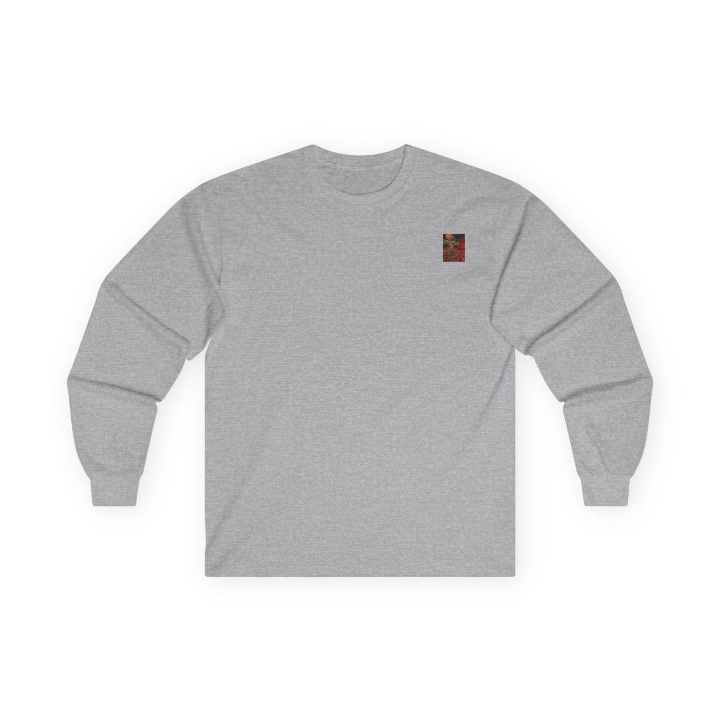 "Scary Scarecrow" Long Sleeve Casual Unisex Tee Shirt