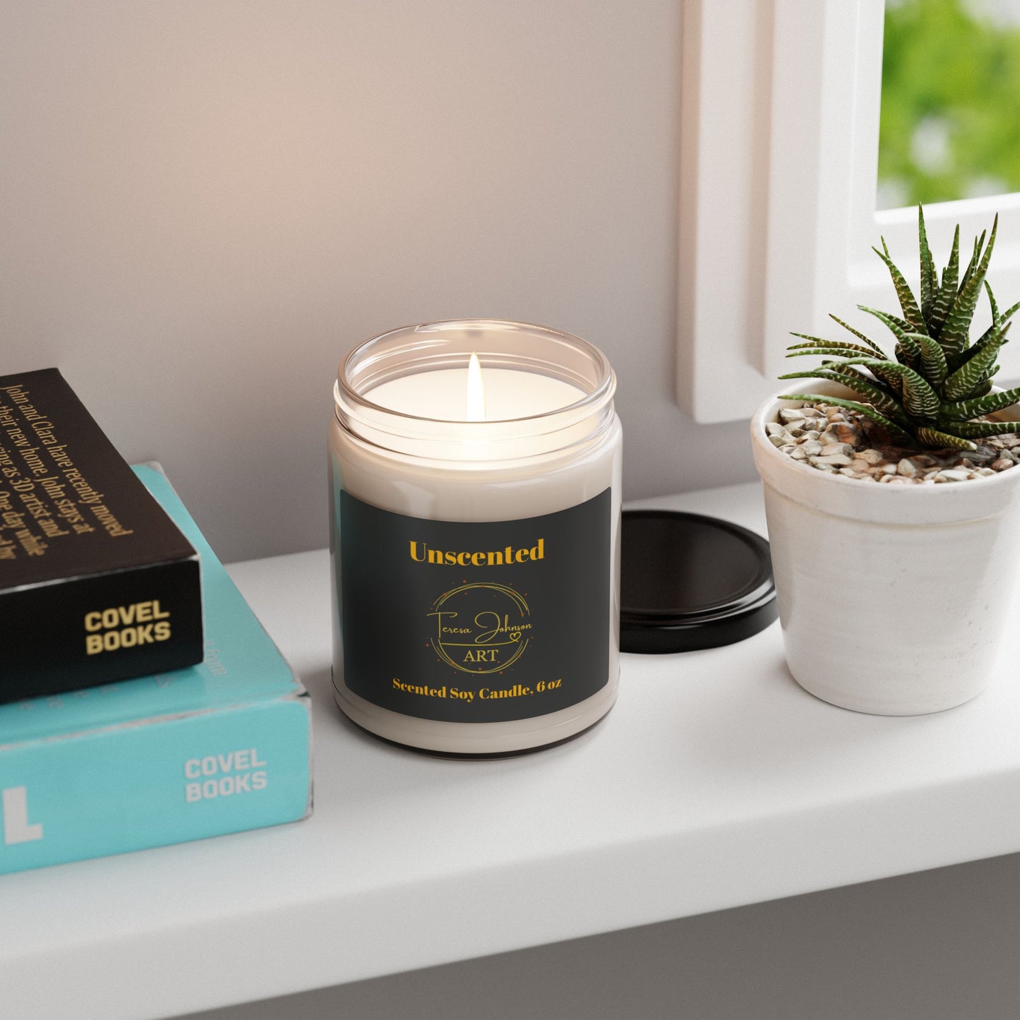 Unscented - Scented Soy Candle, 9oz