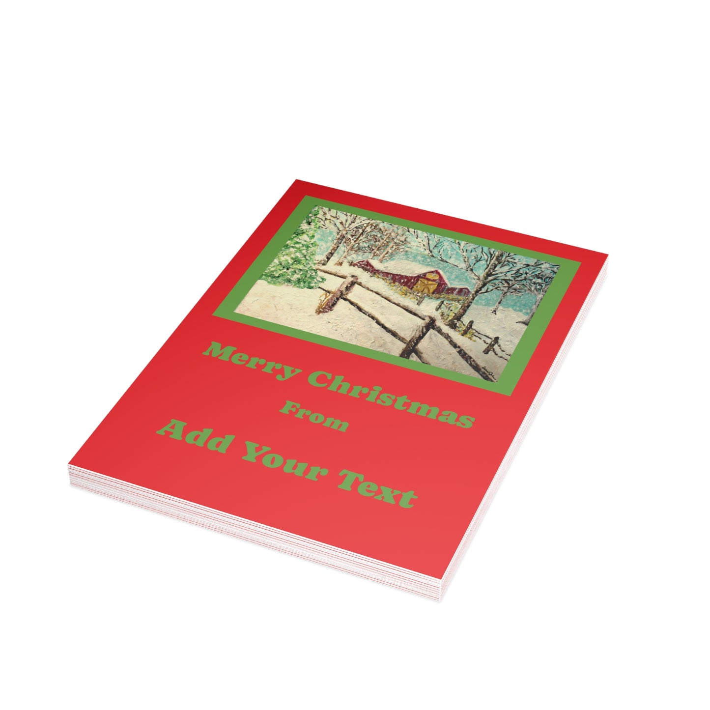 "We Wish You a Merry Christmas" Postcard Bundles (envelopes not included)