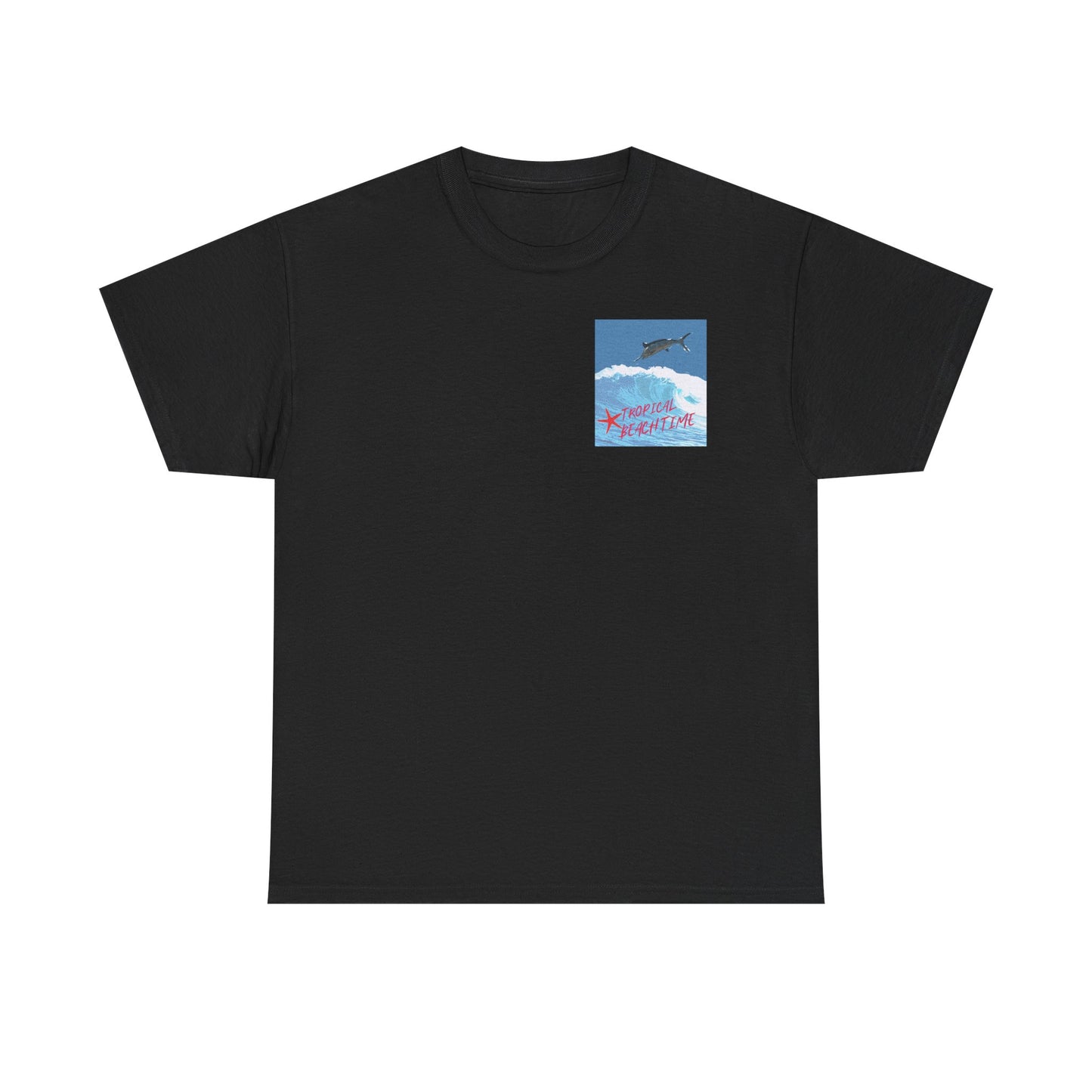Tropical Beach Time - Amazing Unisex Heavy Cotton Tee