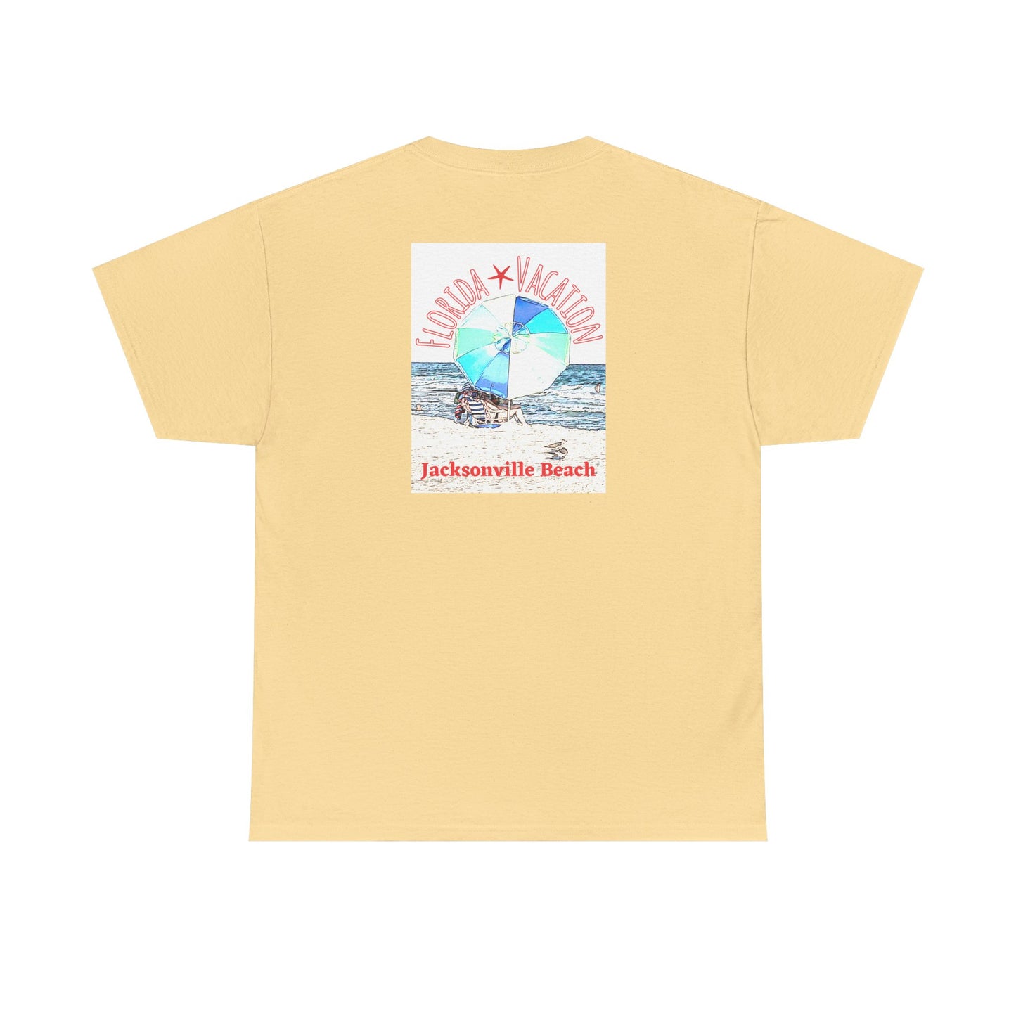 Florida Vacation Jacksonville - Amazing Unisex Heavy Cotton Short Sleeve Tee Shirts!