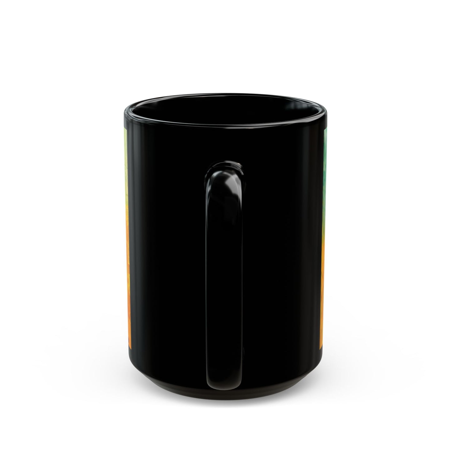 Allison's Cow and Calf - 11 oz or 15 oz Ceramic Black Mugs