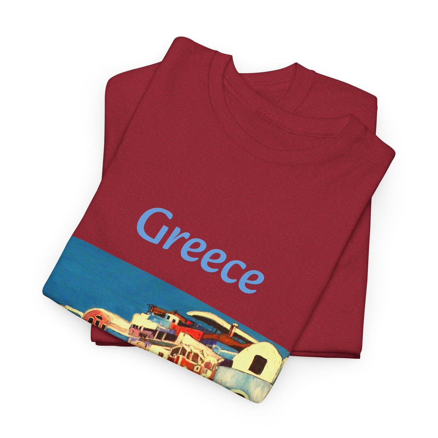 Greece - Amazing Unisex Heavy Cotton Short Sleeve Tee Shirts!