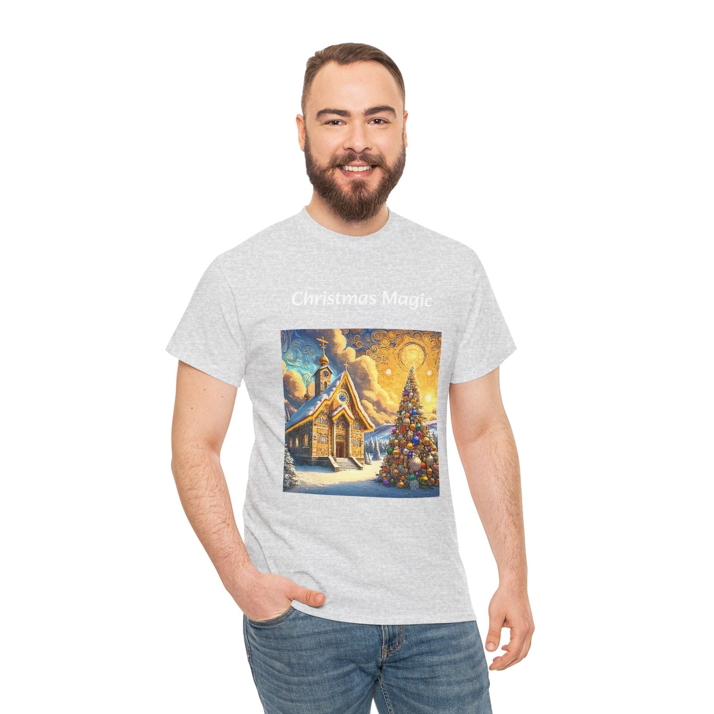 Magic Christmas Amazing Unisex Heavy Cotton Short Sleeve Tee Shirts!