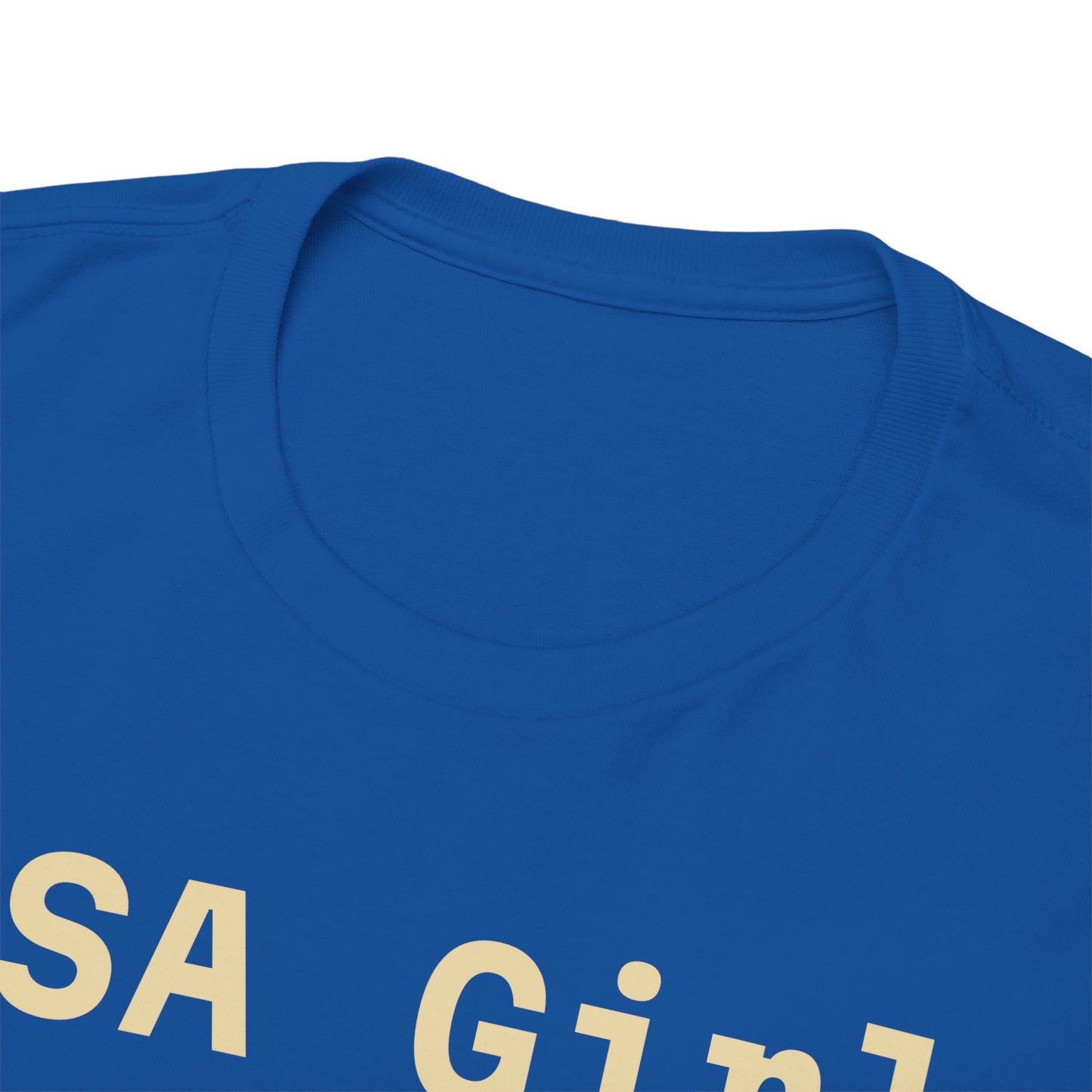 "USA Girl" - Amazing Unisex Heavy Cotton Short Sleeve Tee Shirts!