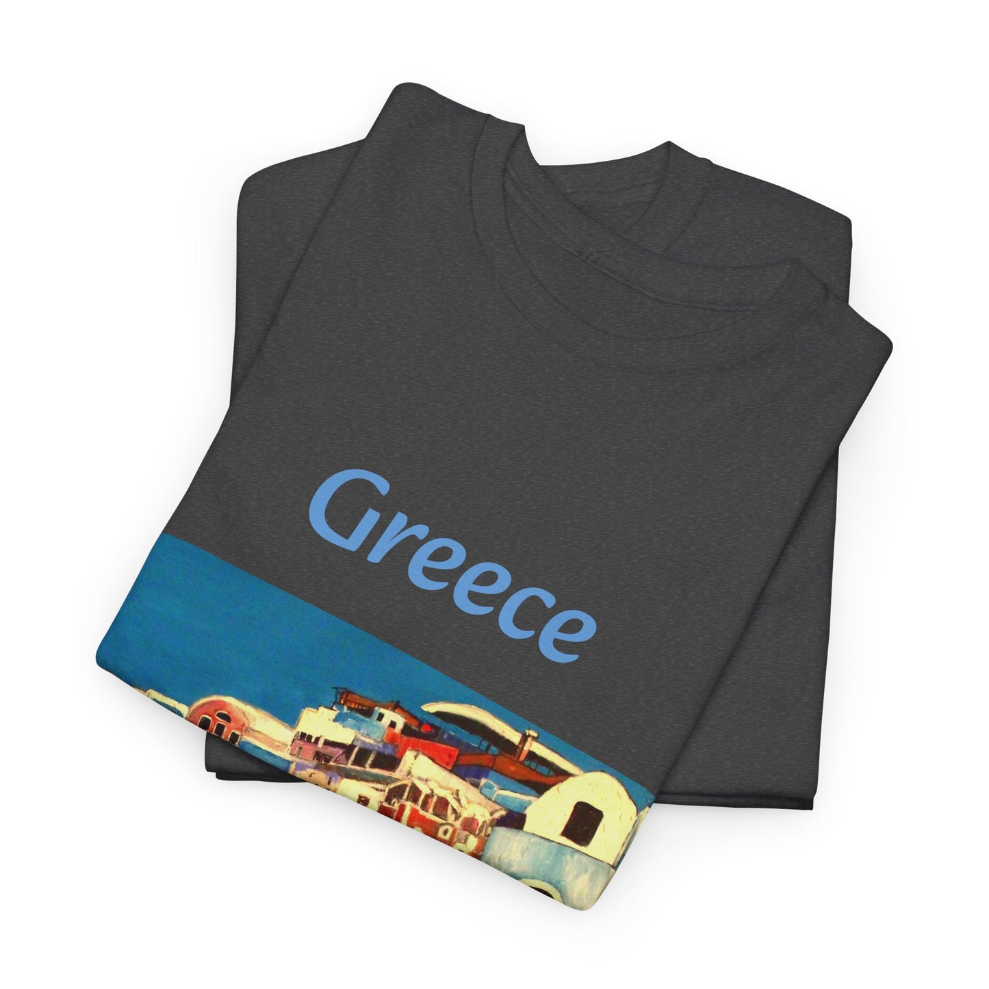 Greece - Amazing Unisex Heavy Cotton Short Sleeve Tee Shirts!