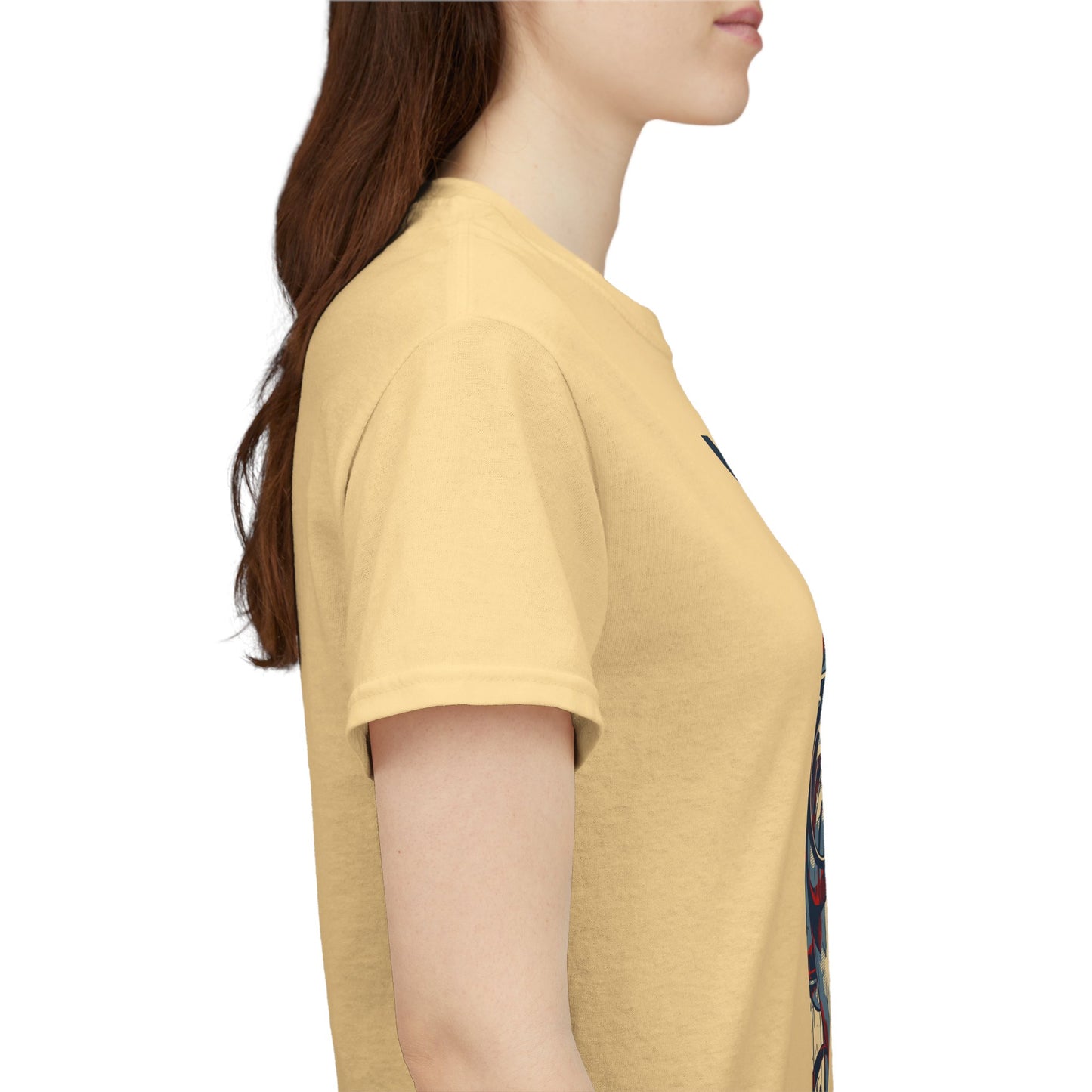 "USA Girl" - Amazing Unisex Heavy Cotton Short Sleeve Tee Shirts!