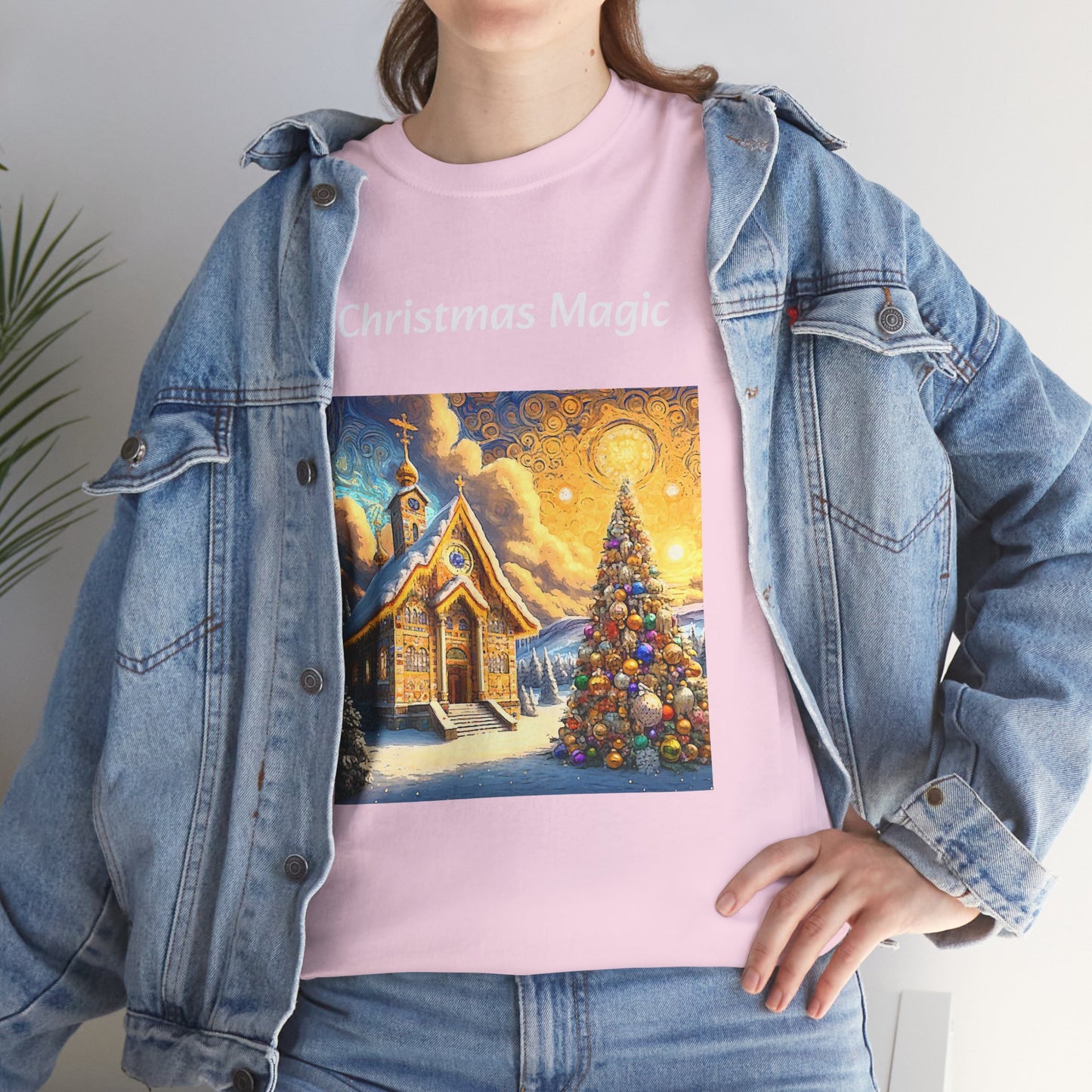 Magic Christmas Amazing Unisex Heavy Cotton Short Sleeve Tee Shirts!