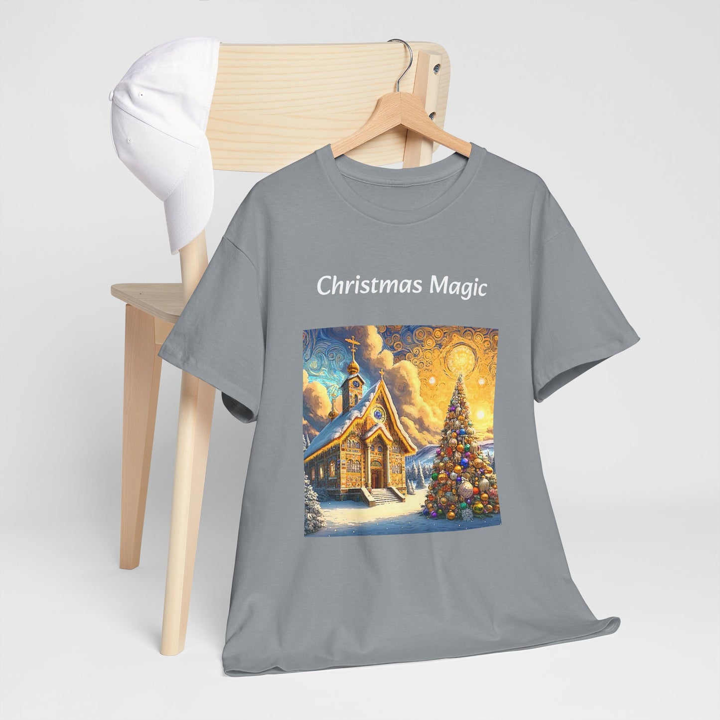 Magic Christmas Amazing Unisex Heavy Cotton Short Sleeve Tee Shirts!