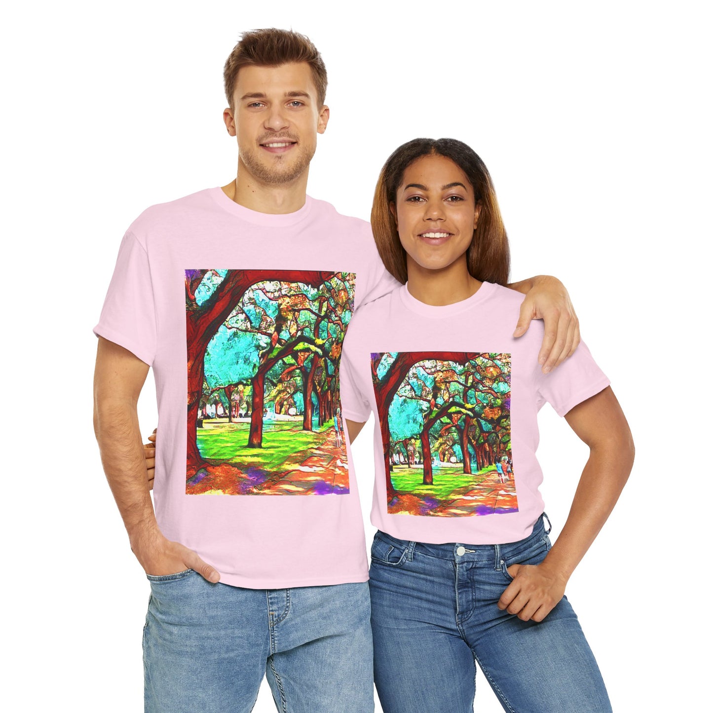 Savannah Walk -Amazing Unisex Heavy Cotton Short Sleeve Tee Shirts!