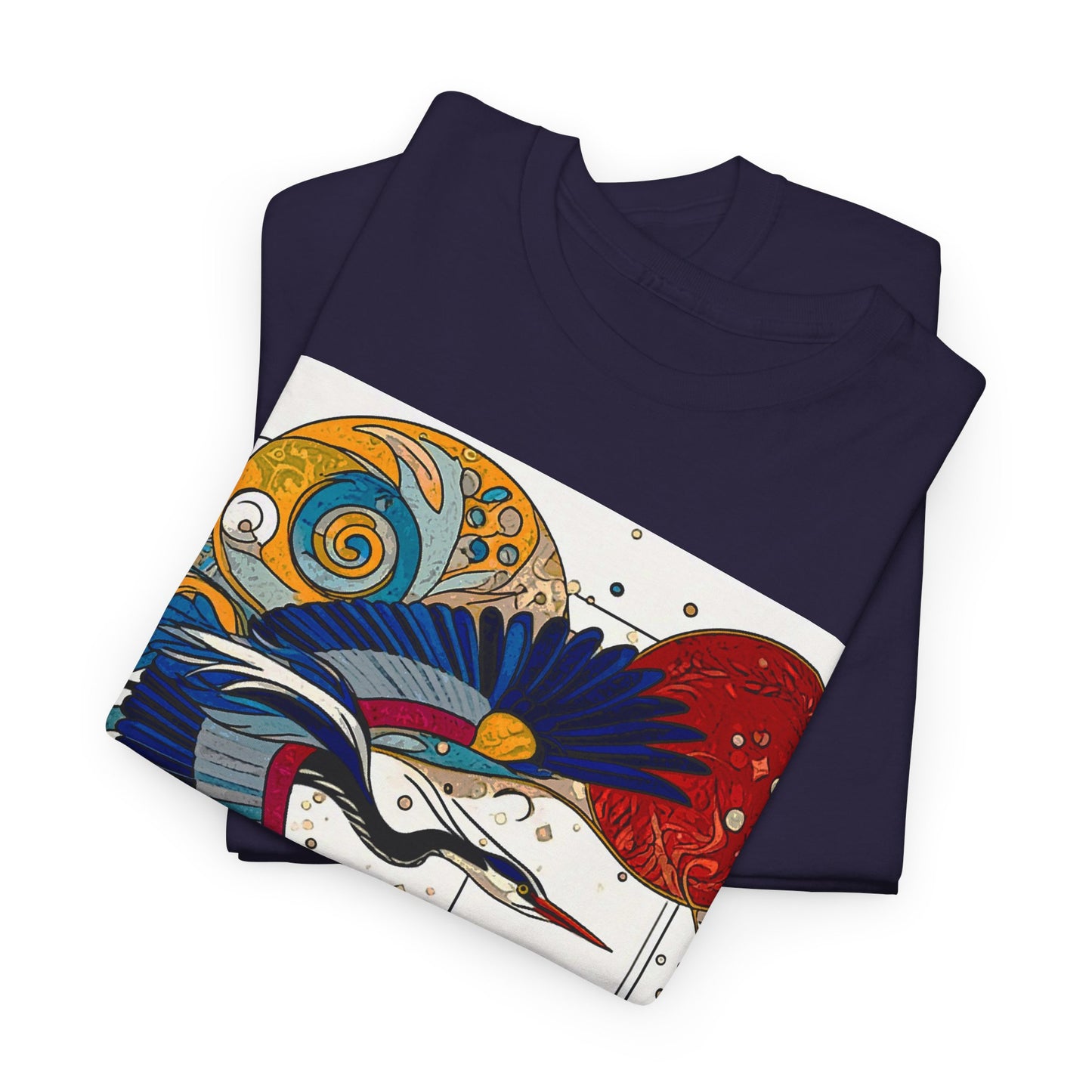 Blue Heron - Amazing Unisex Heavy Cotton Short Sleeve Tee Shirts!