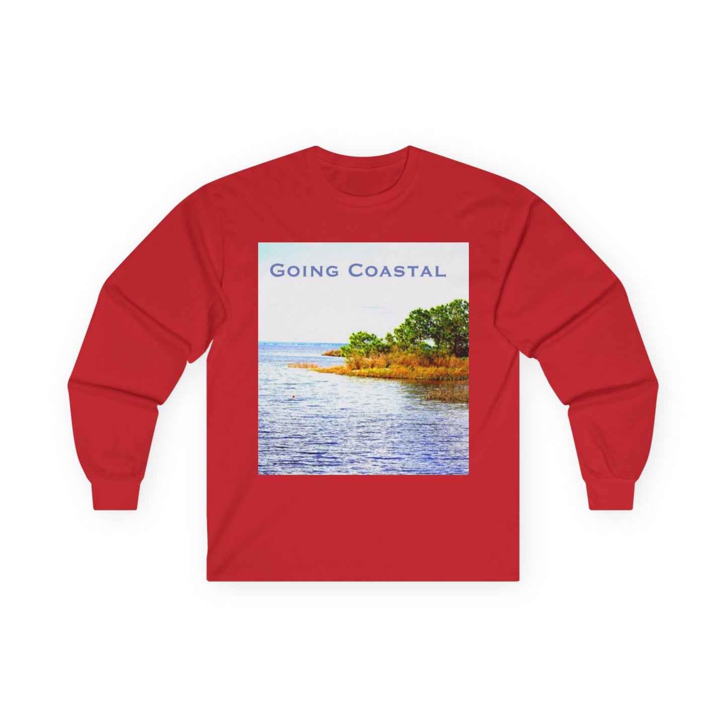 "Going Coastal" Long Sleeve Casual Unisex Tee Shirt