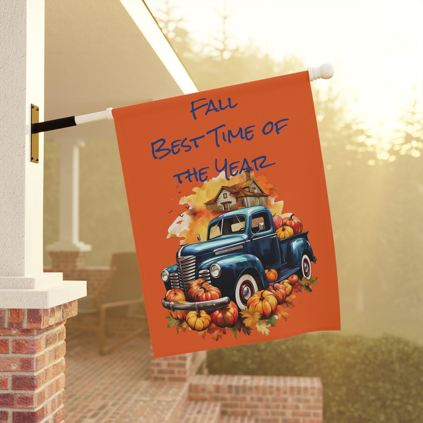Fall Best Time of the Year- Garden & House Banner