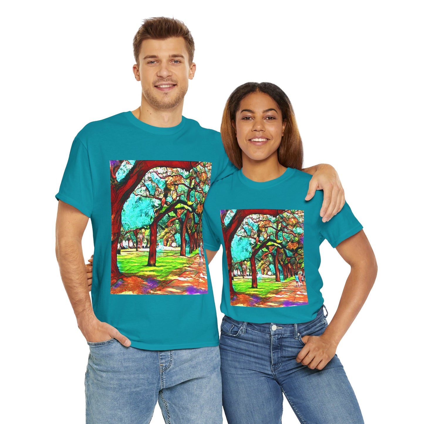 Savannah Walk -Amazing Unisex Heavy Cotton Short Sleeve Tee Shirts!