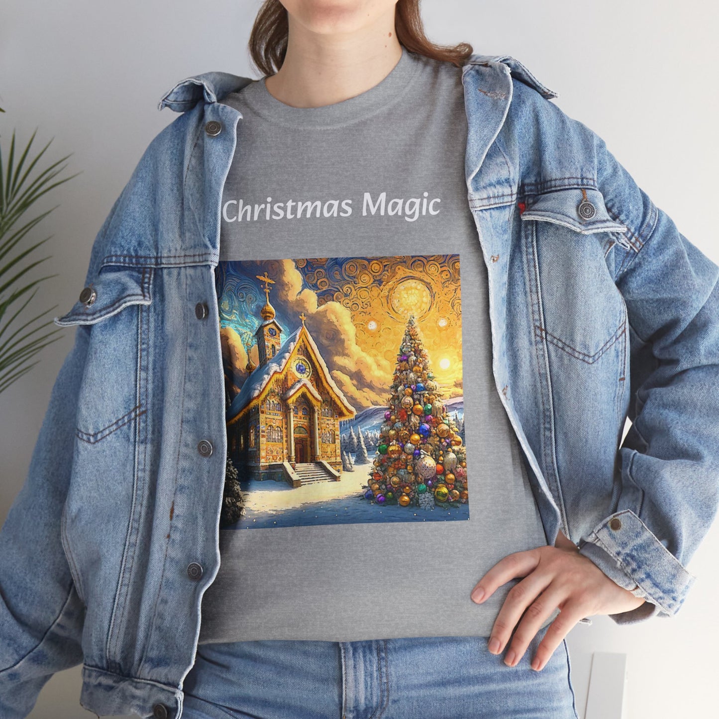 Magic Christmas Amazing Unisex Heavy Cotton Short Sleeve Tee Shirts!