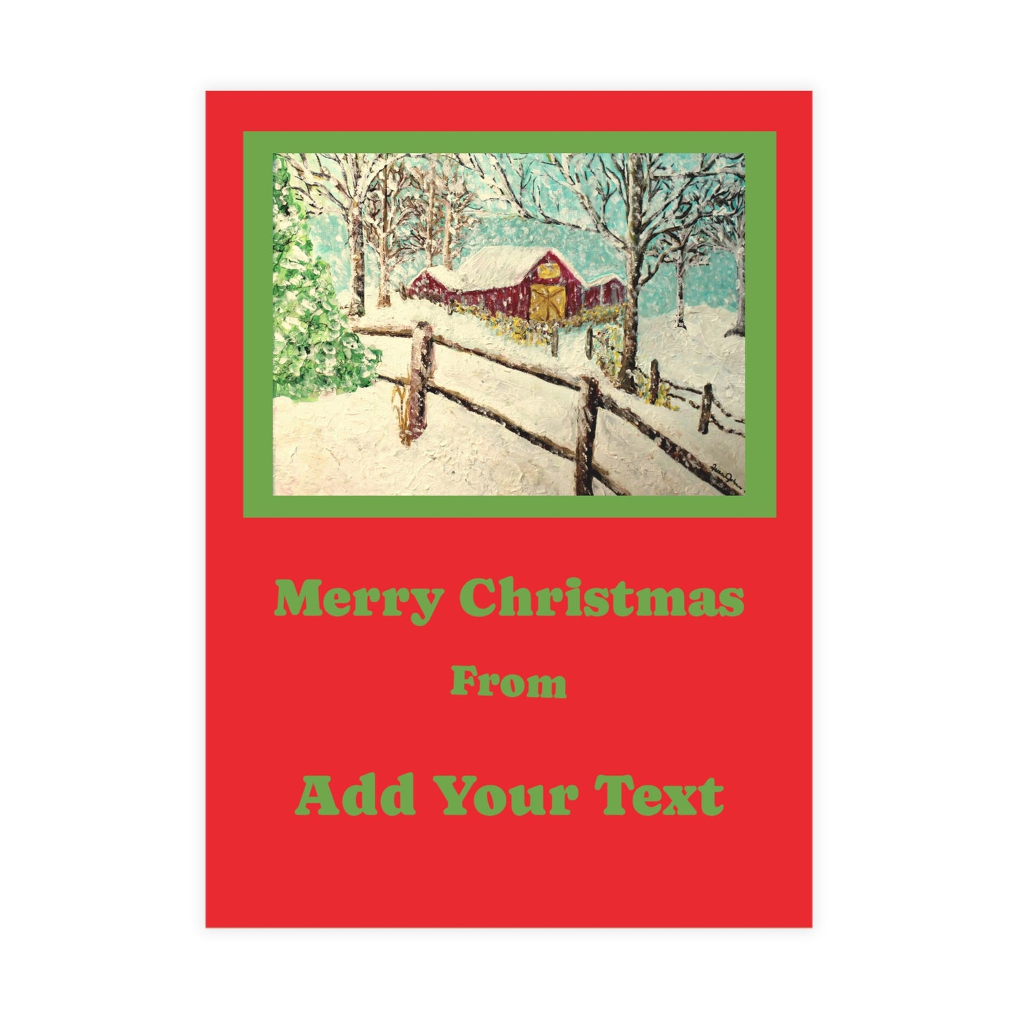 "We Wish You a Merry Christmas" Postcard Bundles (envelopes not included)