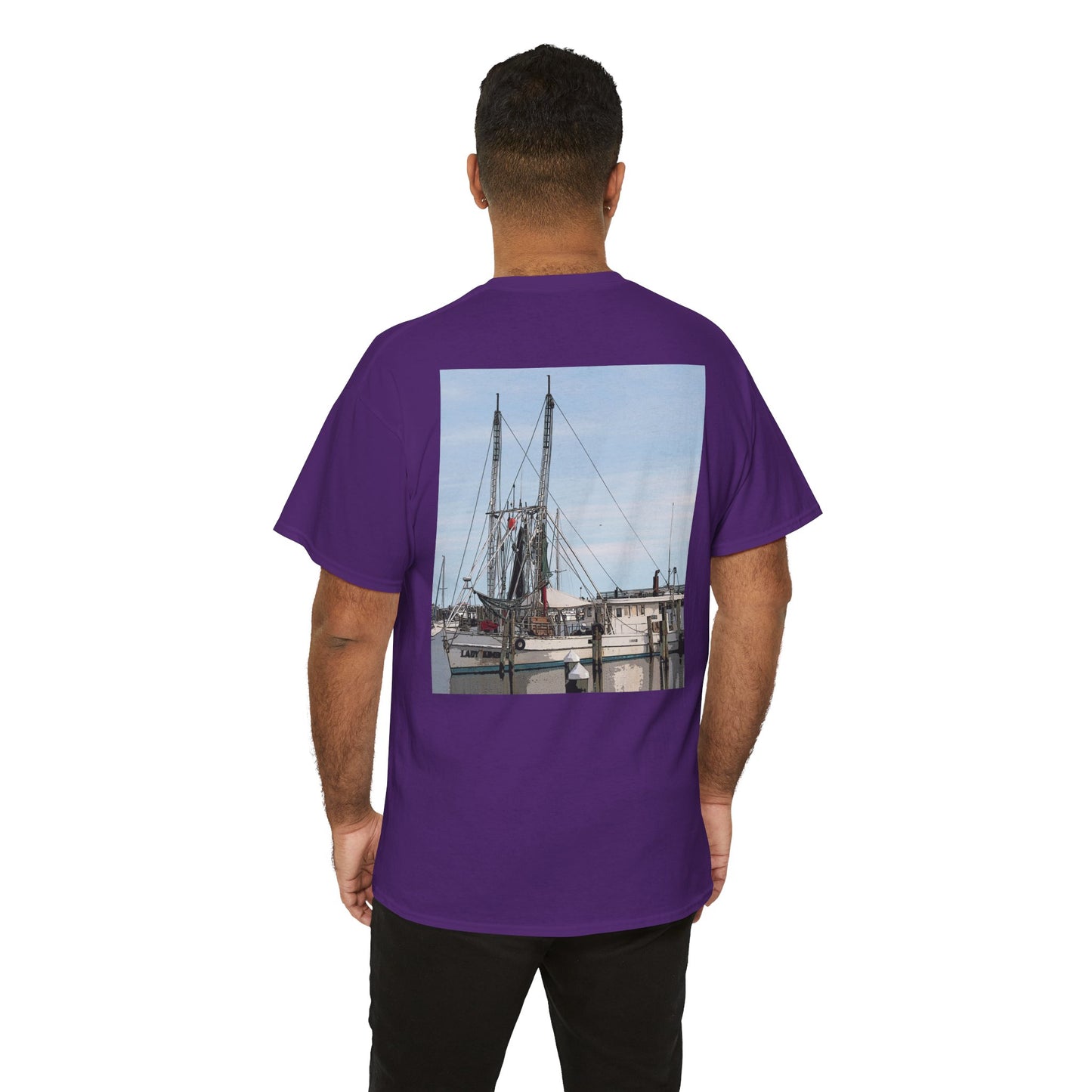 Shrimp Boat- Amazing Unisex Heavy Cotton Short Sleeve Tee Shirts!