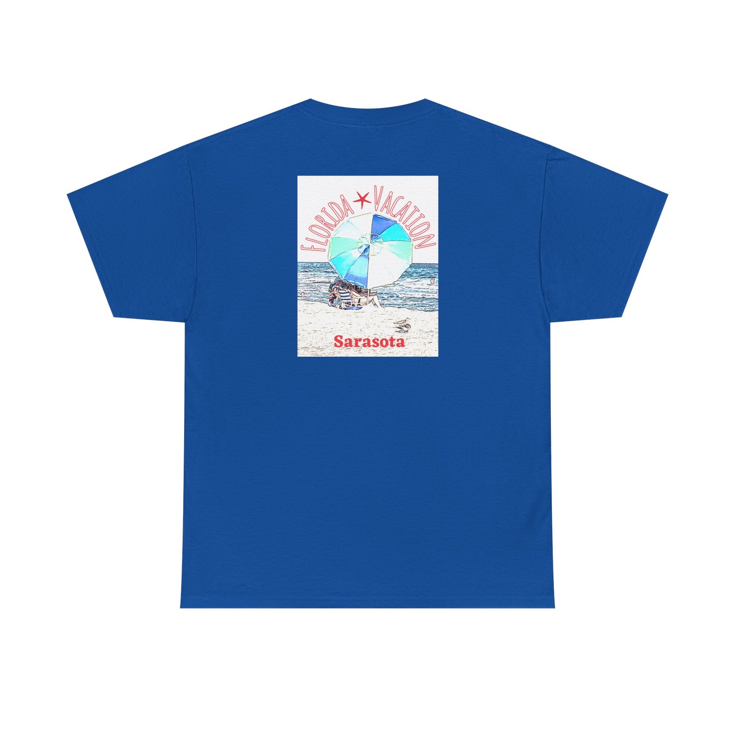 Florida Vacation Sarasota - Amazing Unisex Heavy Cotton Short Sleeve Tee Shirts!