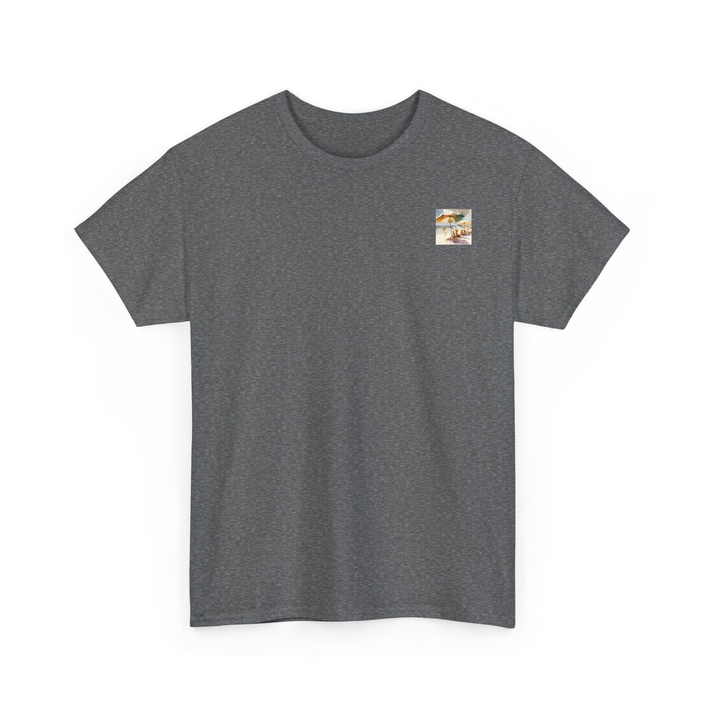 At the Beach Amazing Unisex Heavy Cotton Short Sleeve Tee Shirts!