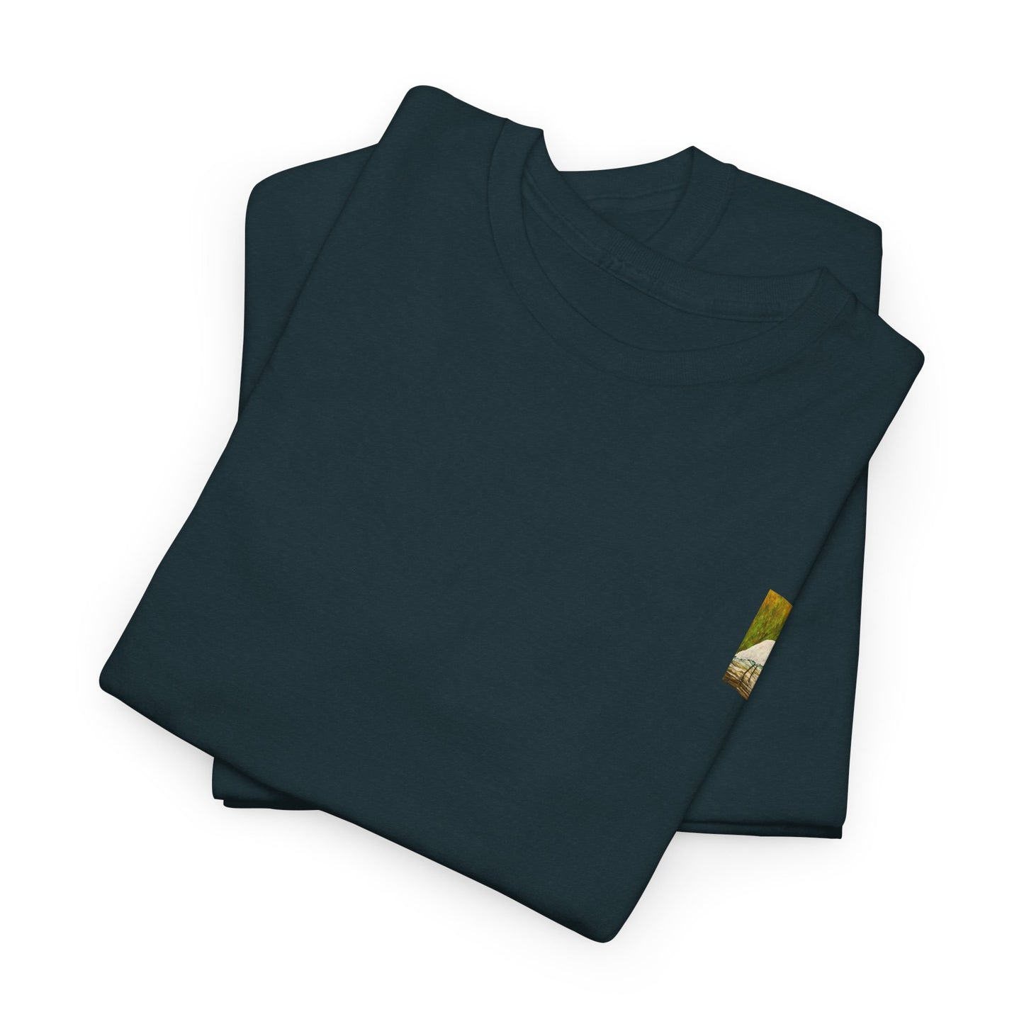 White Egret- Amazing Unisex Heavy Cotton Short Sleeve Tee Shirts!