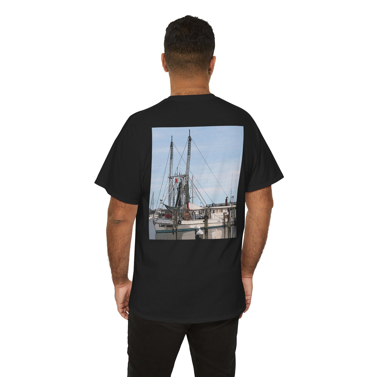 Shrimp Boat- Amazing Unisex Heavy Cotton Short Sleeve Tee Shirts!