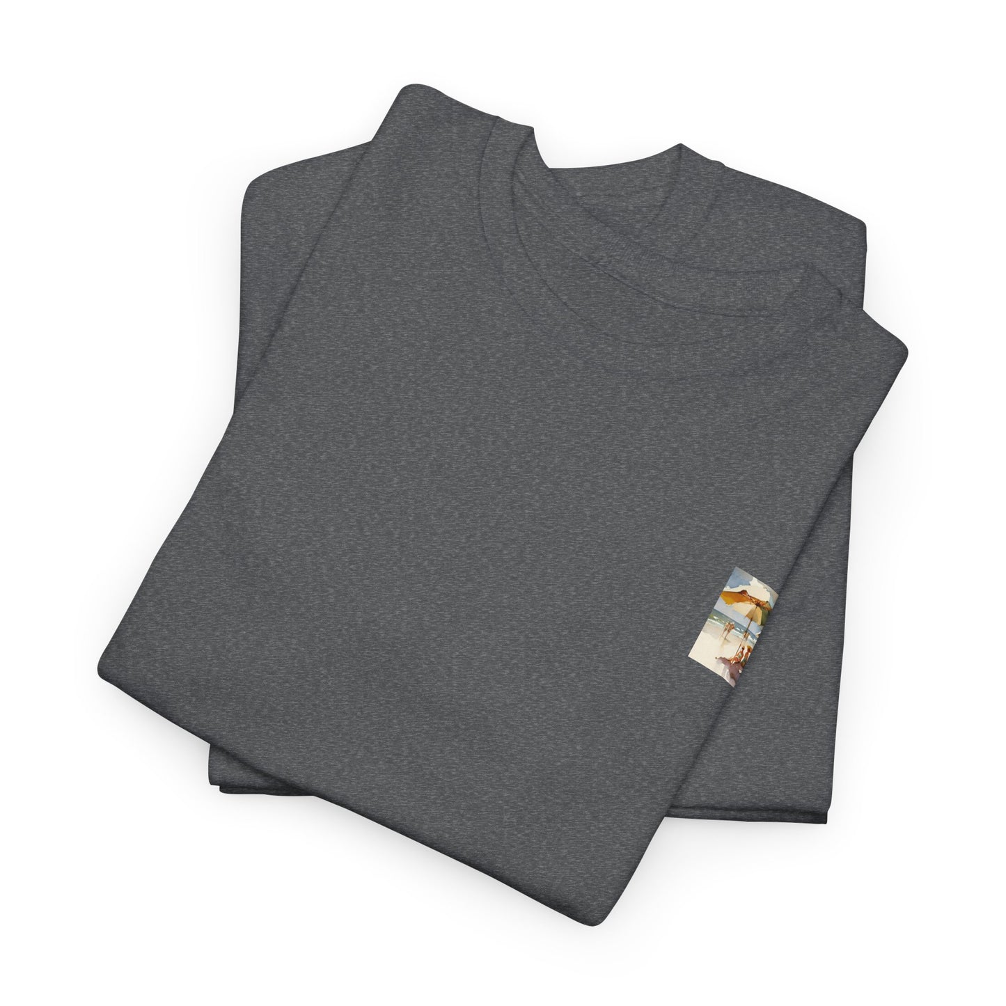 At the Beach Amazing Unisex Heavy Cotton Short Sleeve Tee Shirts!