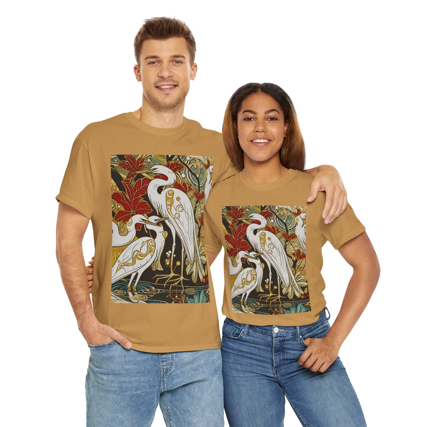 Gorgeous Birds Amazing Unisex Heavy Cotton Short Sleeve Tee Shirts!