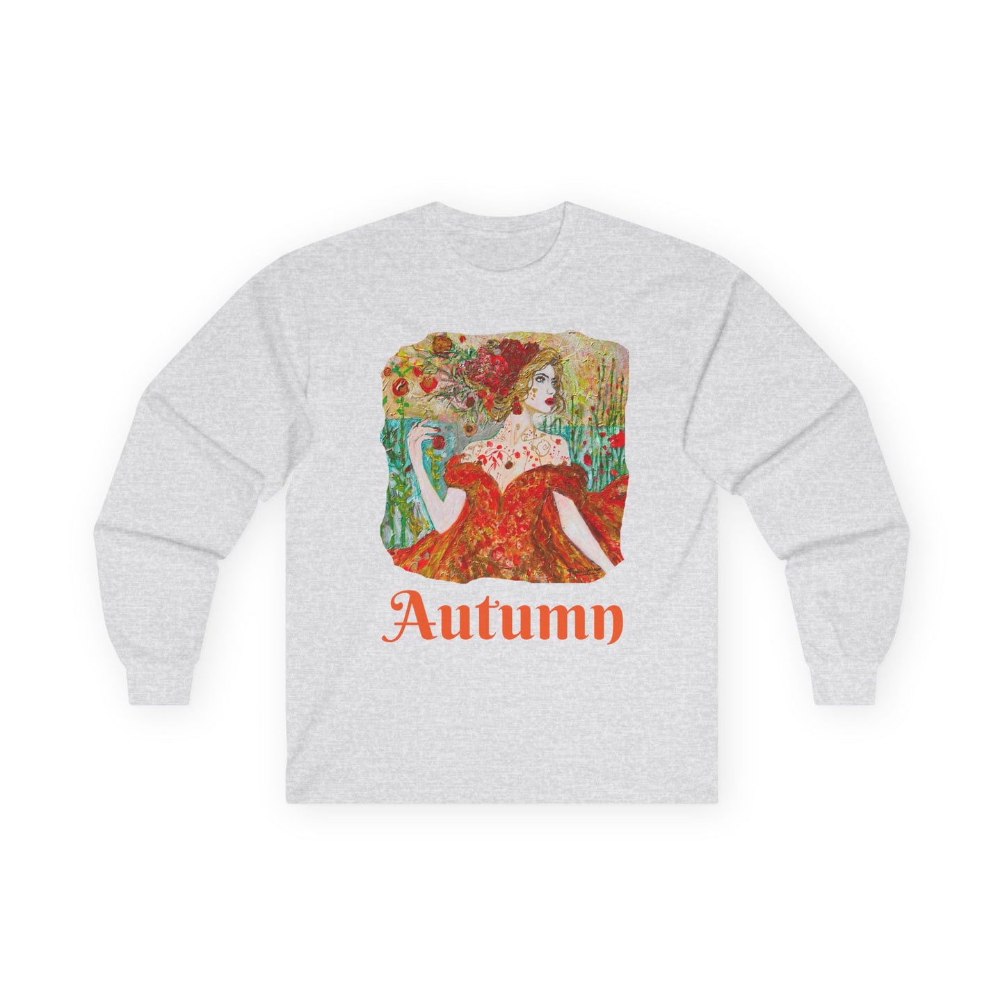 "Autumn" Long Sleeve Casual Unisex Tee Shirt