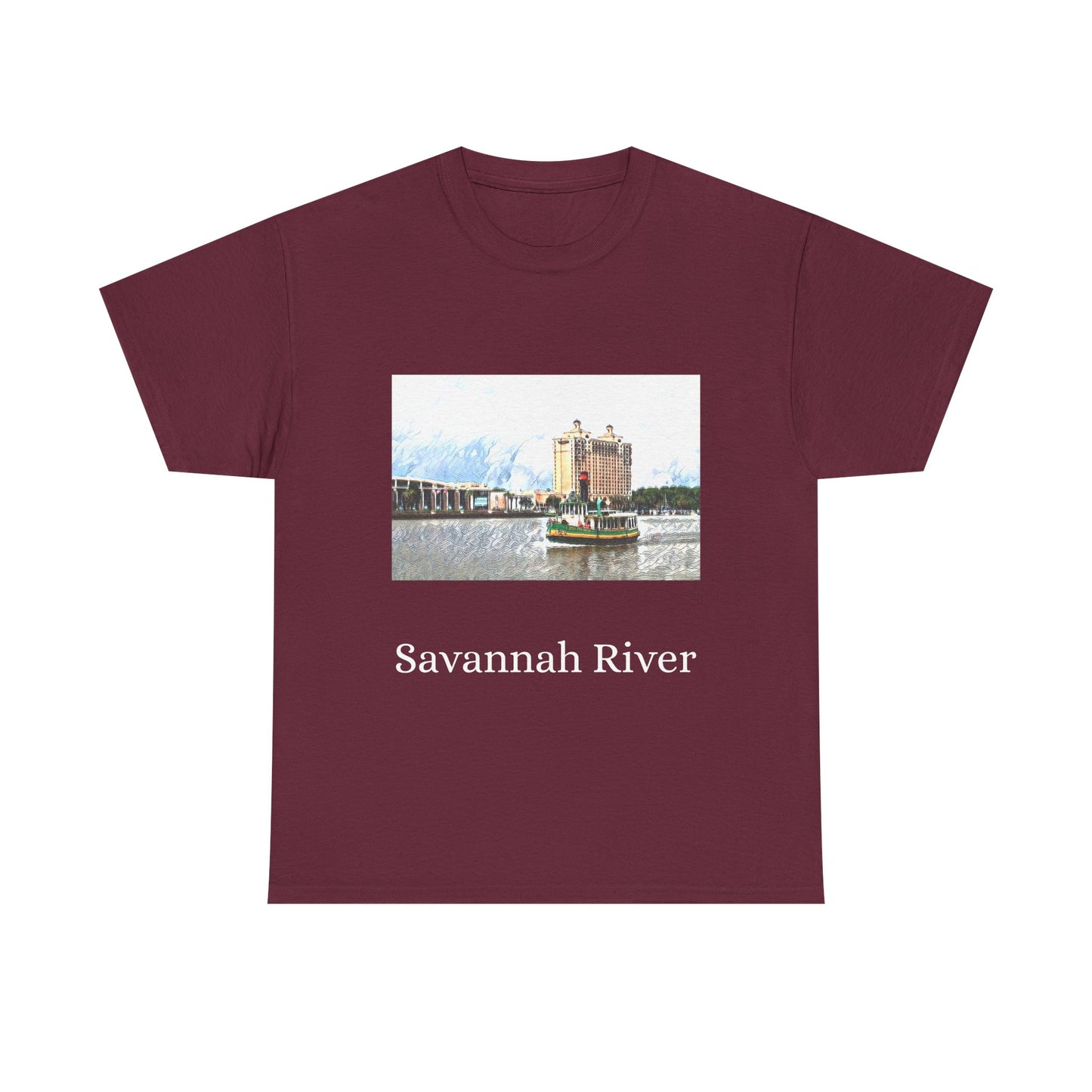 Savannah River- Amazing Unisex Heavy Cotton Short Sleeve Tee Shirts!