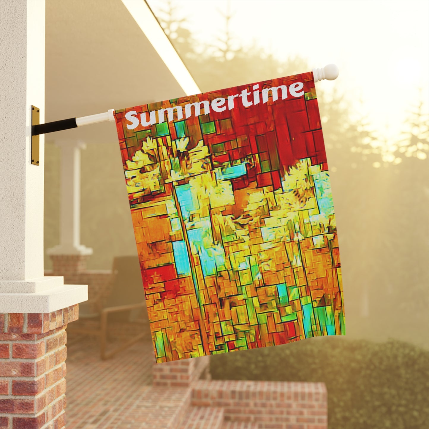 Summertime. Garden & House Banner