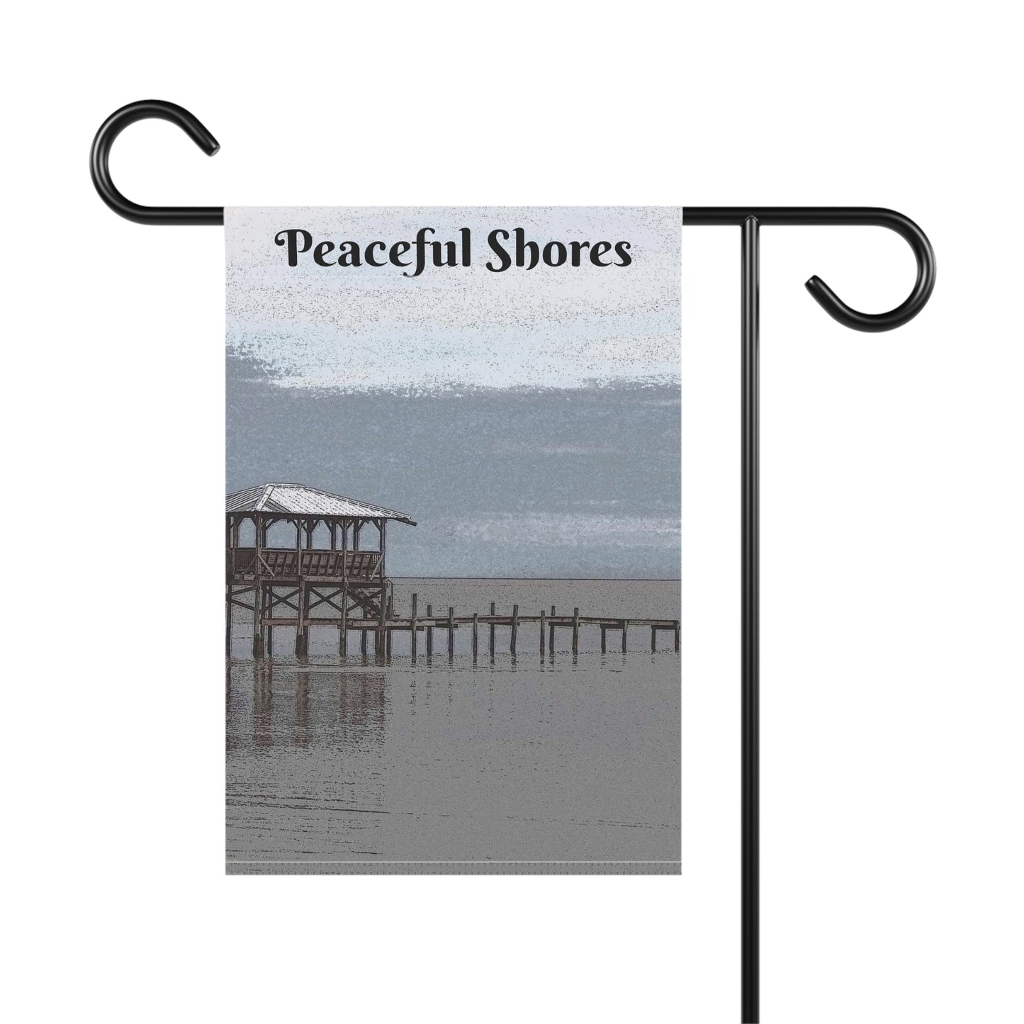 Peaceful Shores. Garden & House Banner
