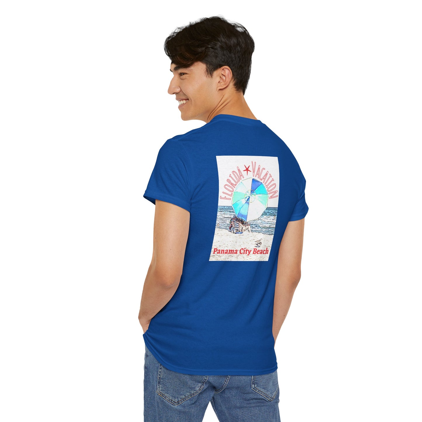 Florida Vacation Panama -Amazing Unisex Heavy Cotton Short Sleeve Tee Shirts!