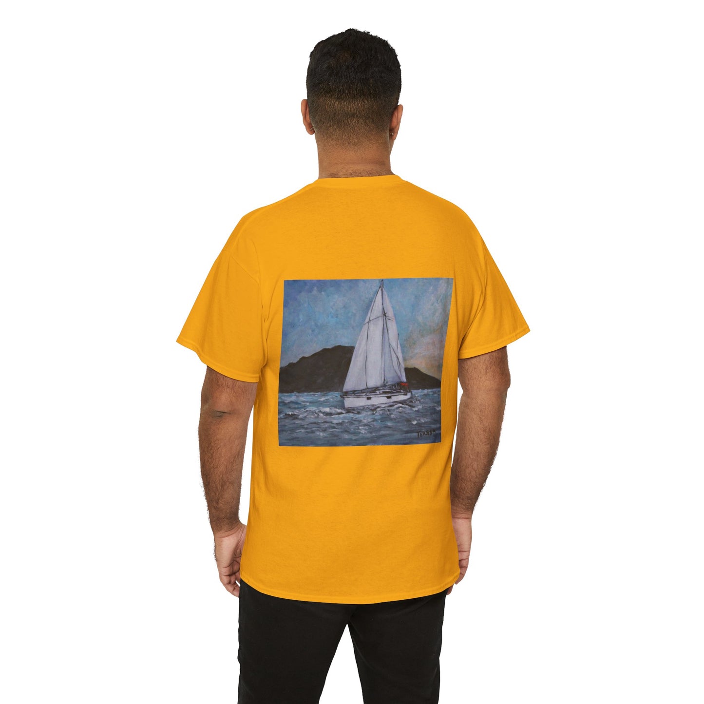 Smoothly Sailing - Amazing Unisex Heavy Cotton Short Sleeve Tee Shirts!