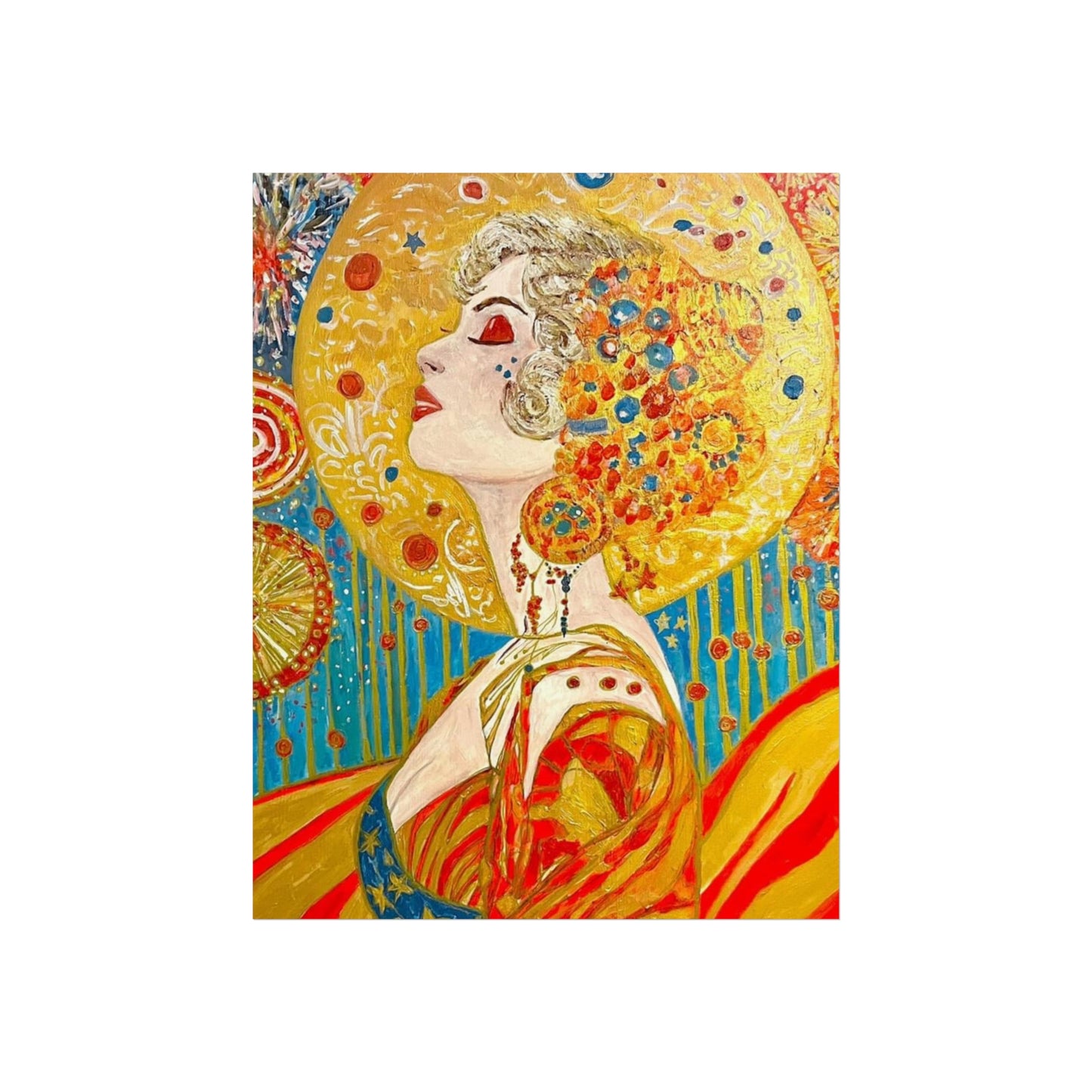 Celebrate American- Art- GicléeTechnique Fine Art Posters- No Frame