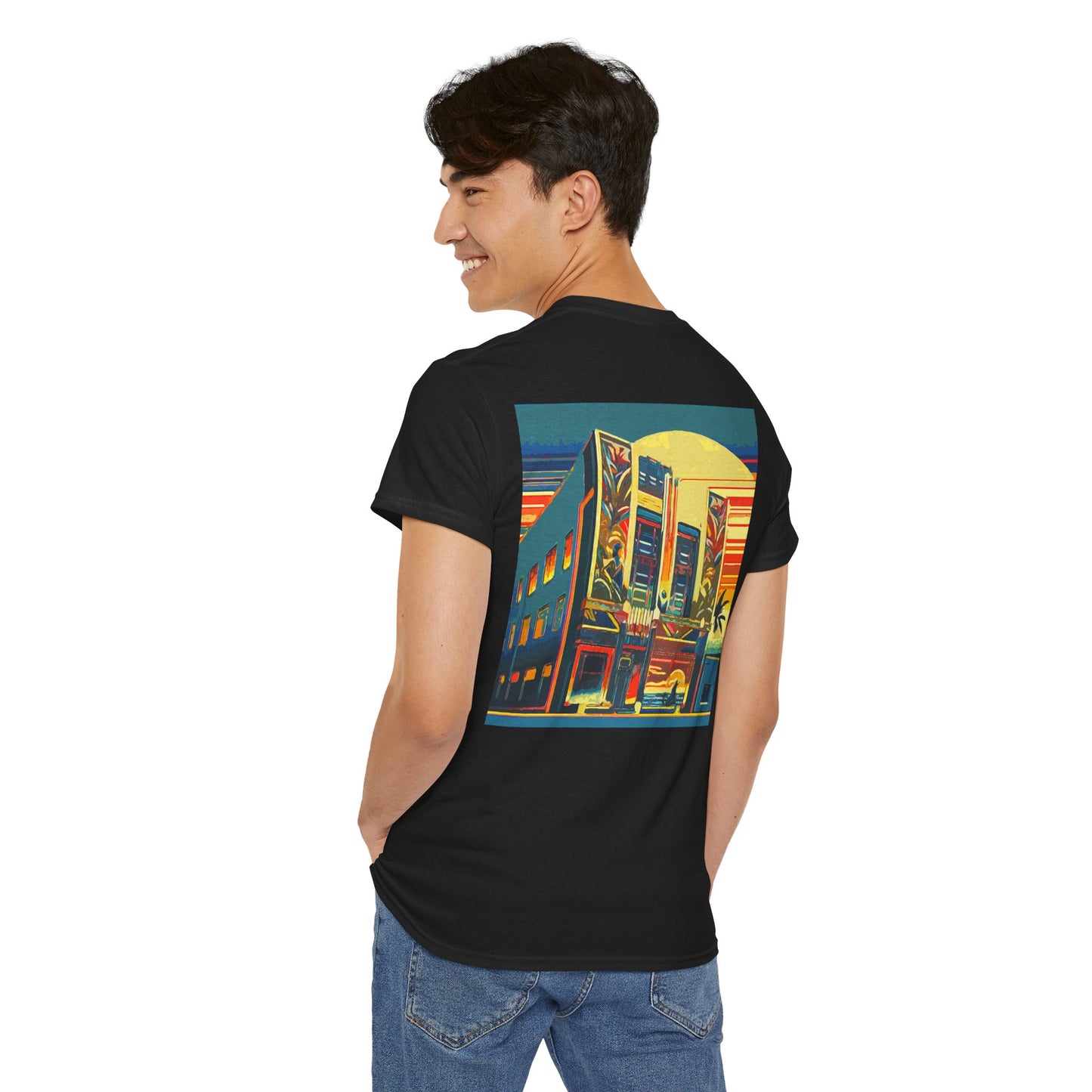 Art Deco Theatre - Amazing Unisex Heavy Cotton Short Sleeve Tee Shirts!