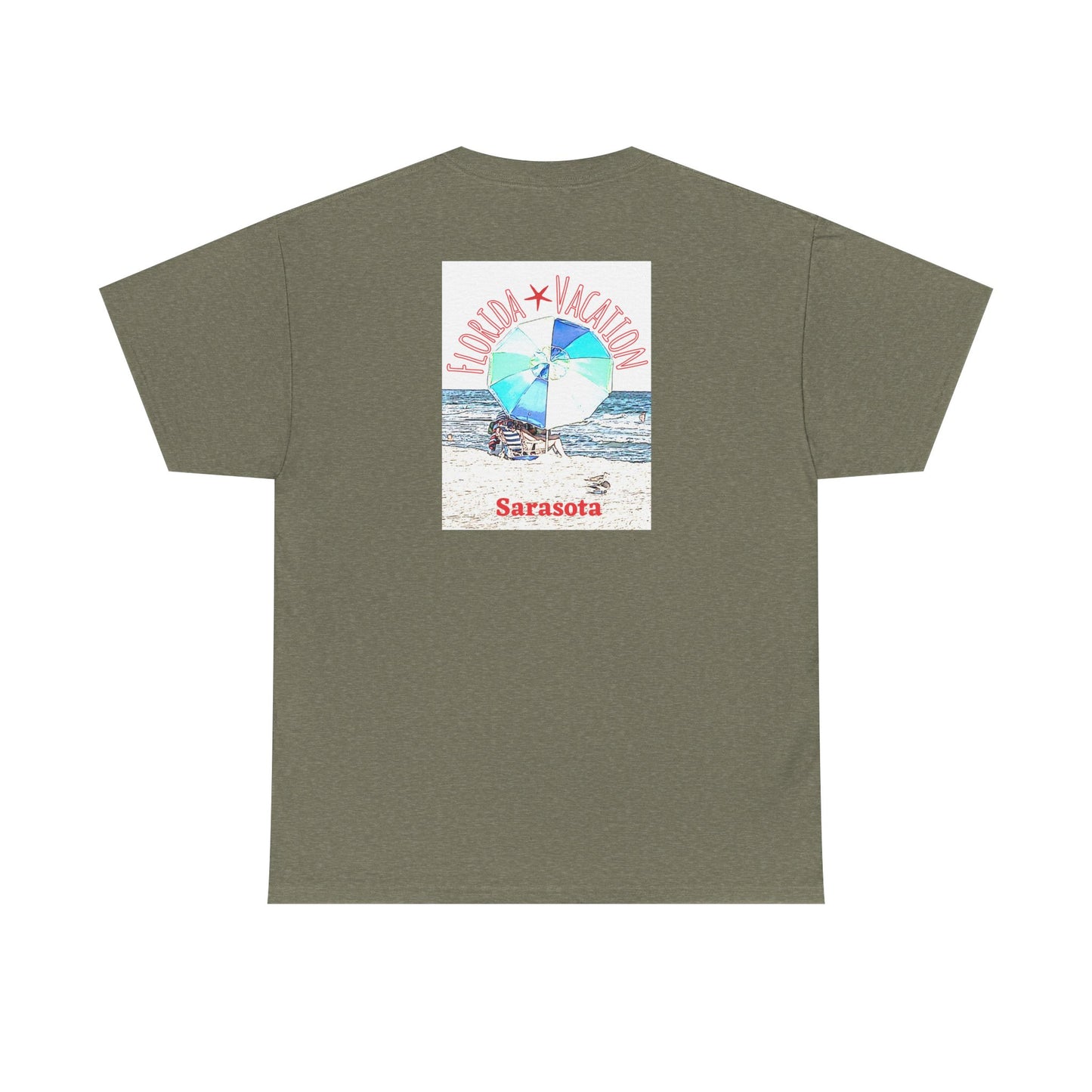 Florida Vacation Sarasota - Amazing Unisex Heavy Cotton Short Sleeve Tee Shirts!