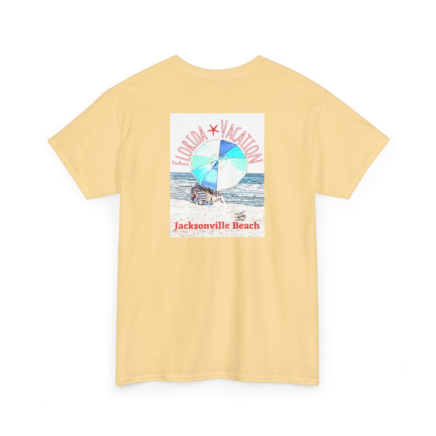 Florida Vacation Jacksonville - Amazing Unisex Heavy Cotton Short Sleeve Tee Shirts!