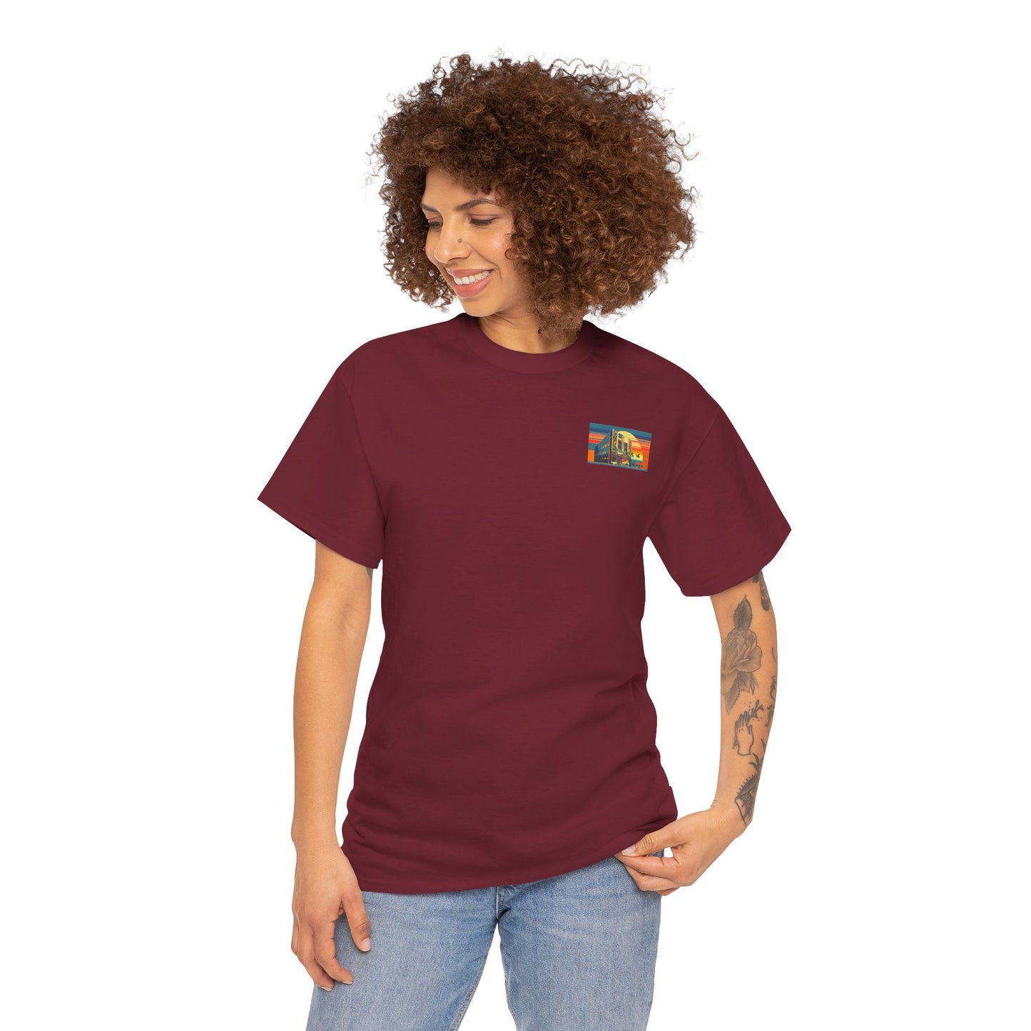 Art Deco Theatre - Amazing Unisex Heavy Cotton Short Sleeve Tee Shirts!