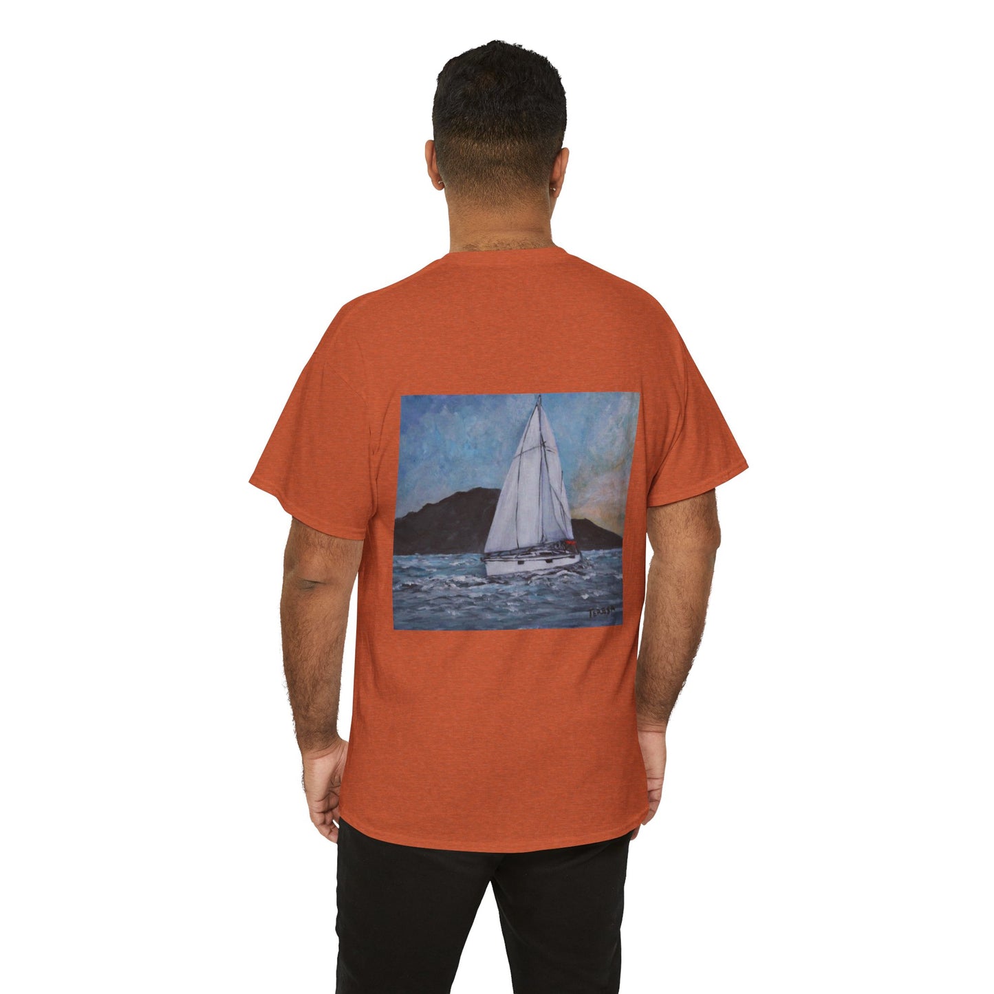 Smoothly Sailing - Amazing Unisex Heavy Cotton Short Sleeve Tee Shirts!