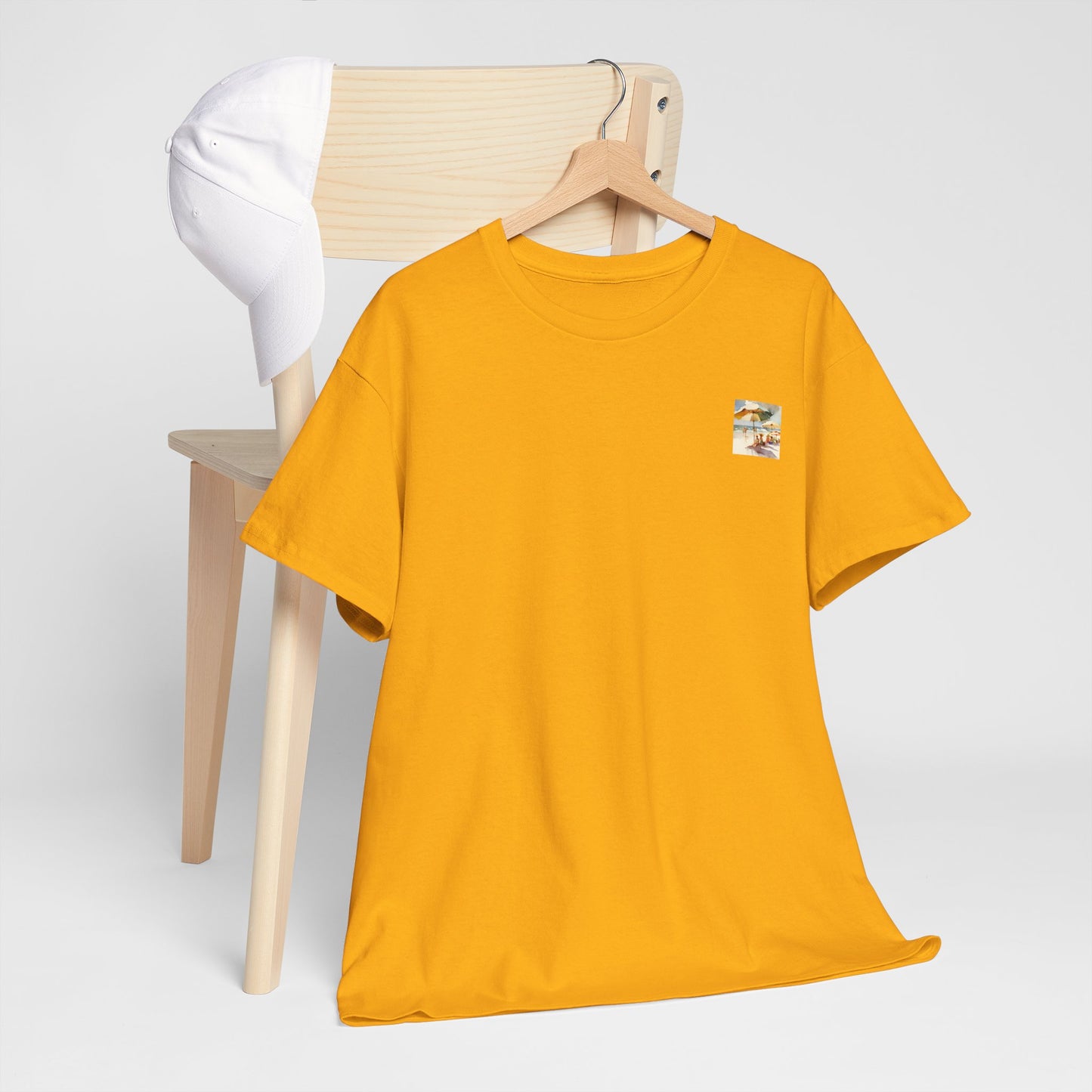 At the Beach Amazing Unisex Heavy Cotton Short Sleeve Tee Shirts!