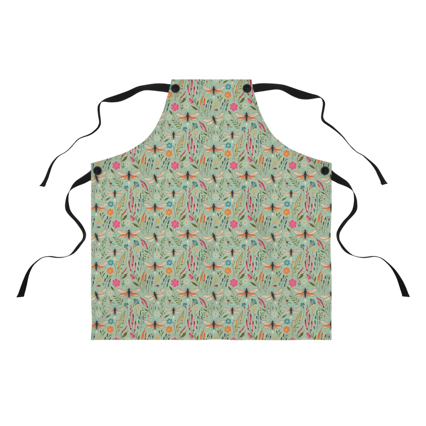Fireflies and Garden Flowers-Apron
