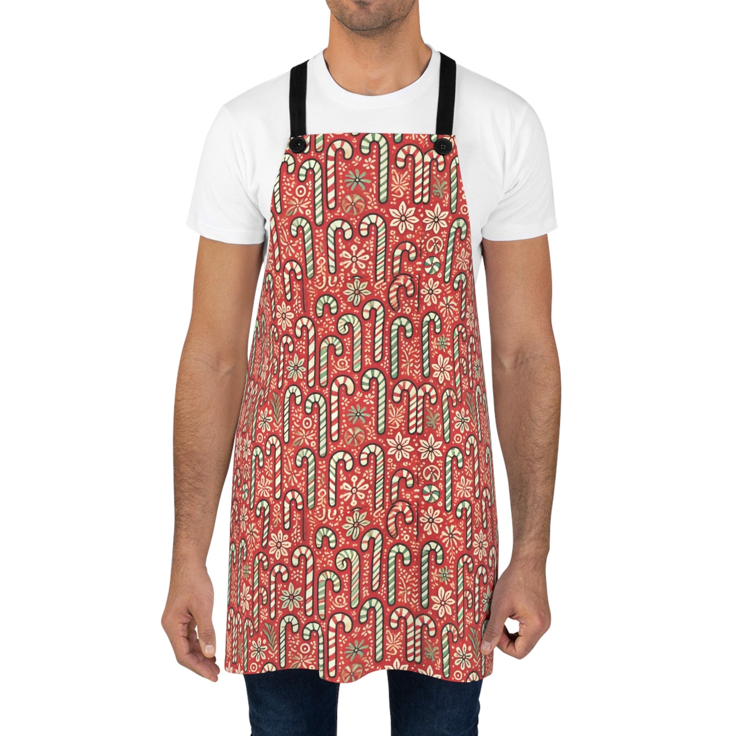 Christmas Candy Cane-Apron