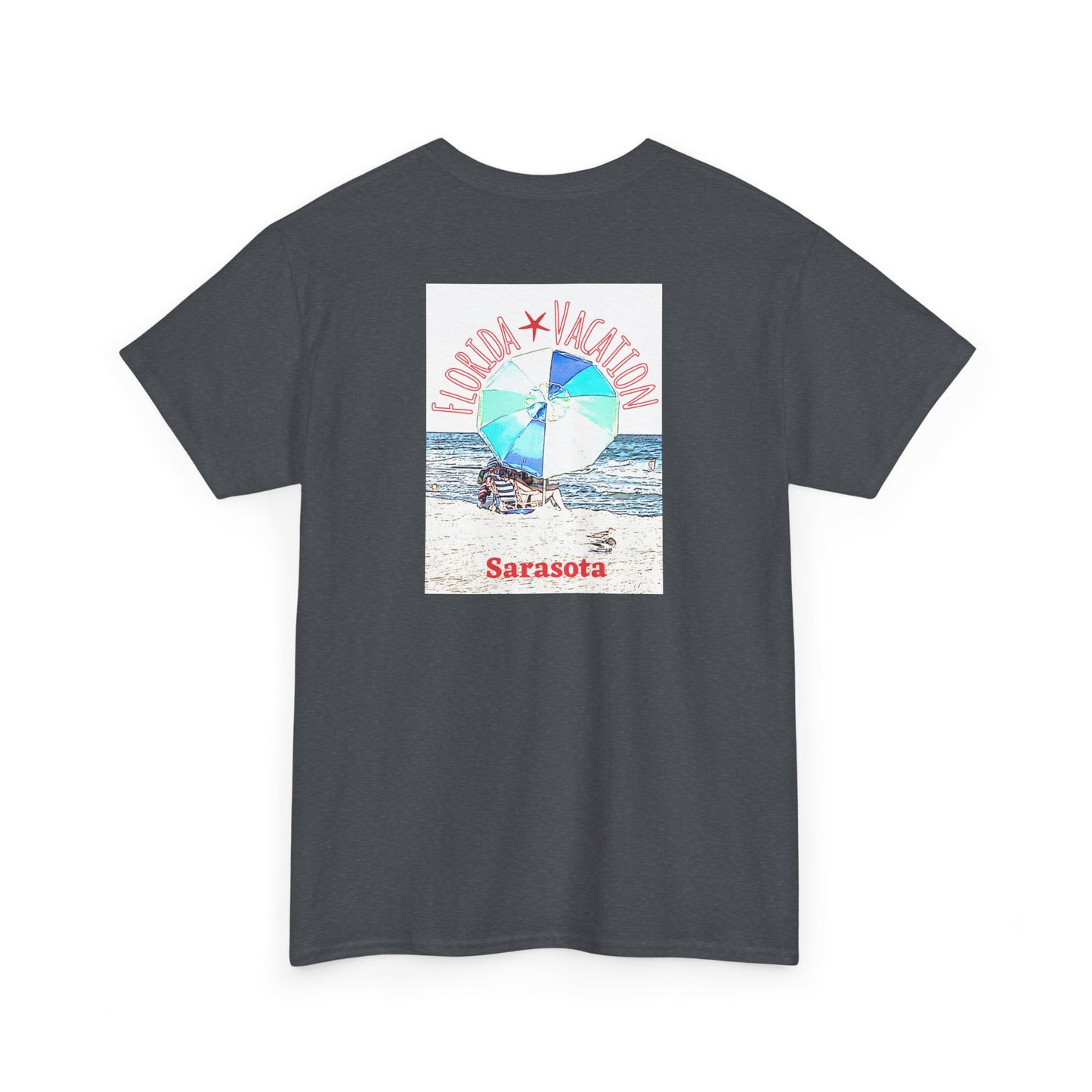 Florida Vacation Sarasota - Amazing Unisex Heavy Cotton Short Sleeve Tee Shirts!
