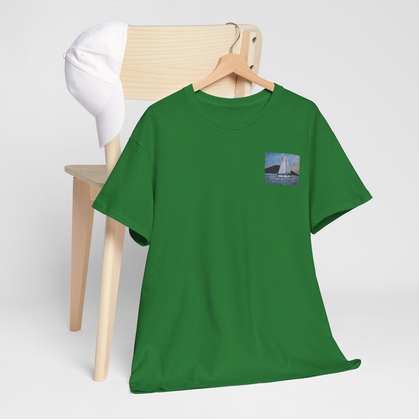 Smoothly Sailing - Amazing Unisex Heavy Cotton Short Sleeve Tee Shirts!
