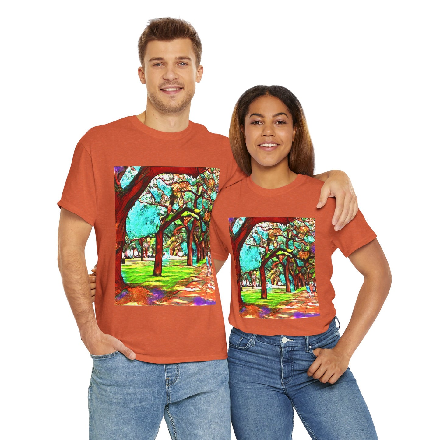 Savannah Walk -Amazing Unisex Heavy Cotton Short Sleeve Tee Shirts!