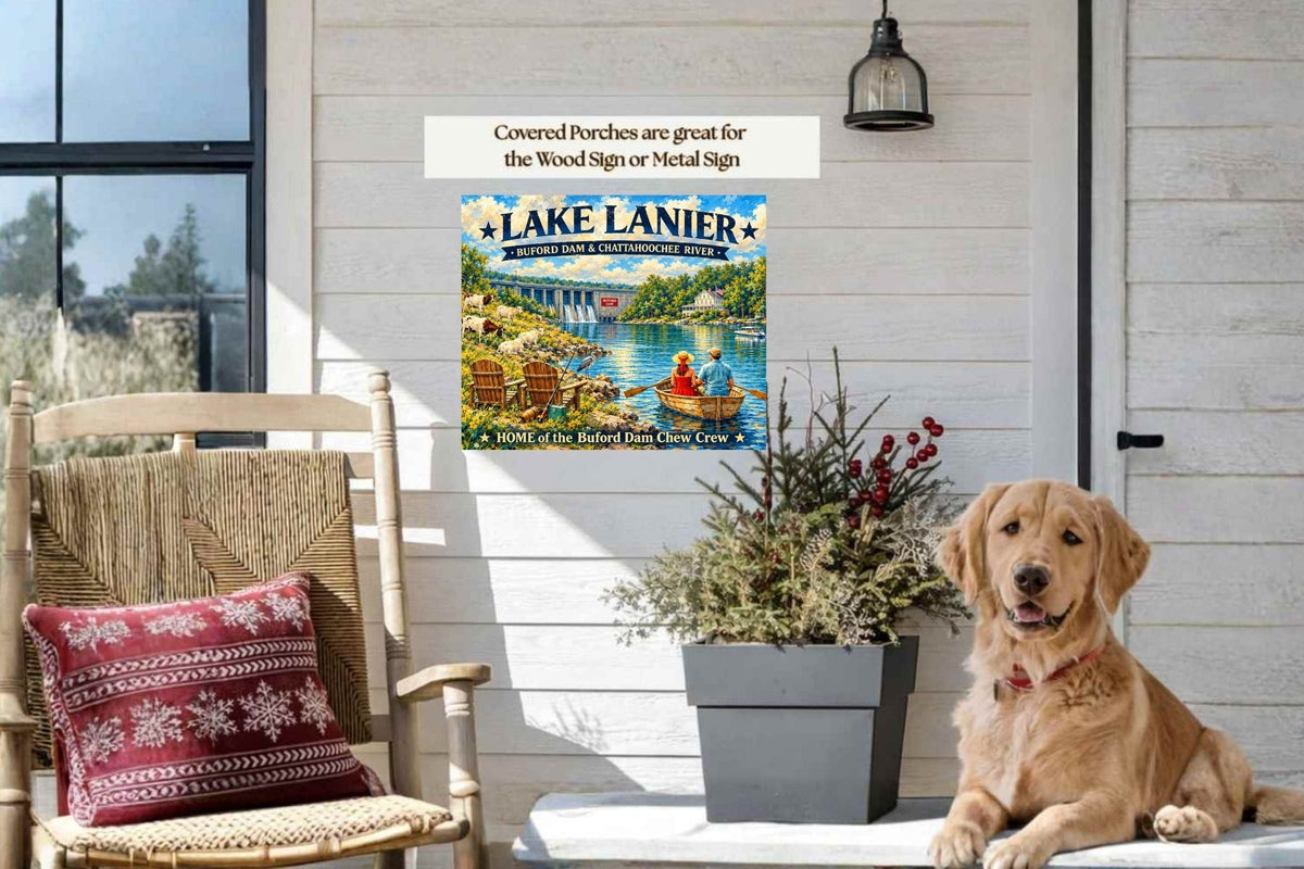 Lake Lanier Home of the Buford Chew Crew| Lake Living| Prints, Canvas, Wood, or Metal Art