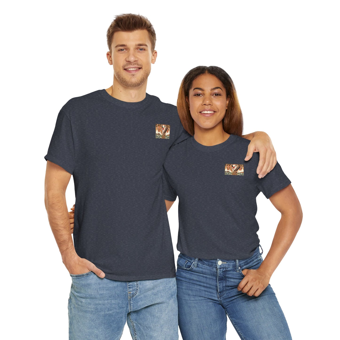 Magnificent Bird - Amazing Unisex Heavy Cotton Short Sleeve Tee Shirts!
