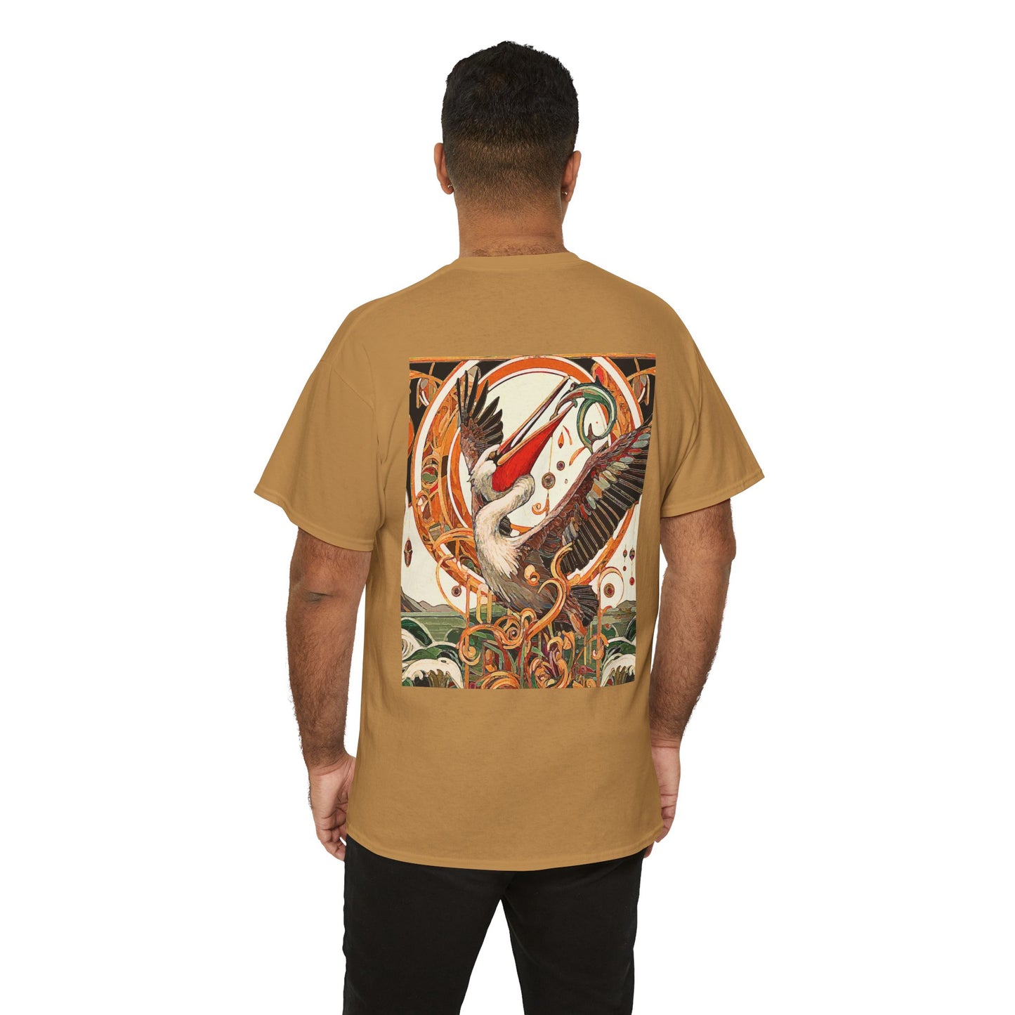 Magnificent Bird - Amazing Unisex Heavy Cotton Short Sleeve Tee Shirts!