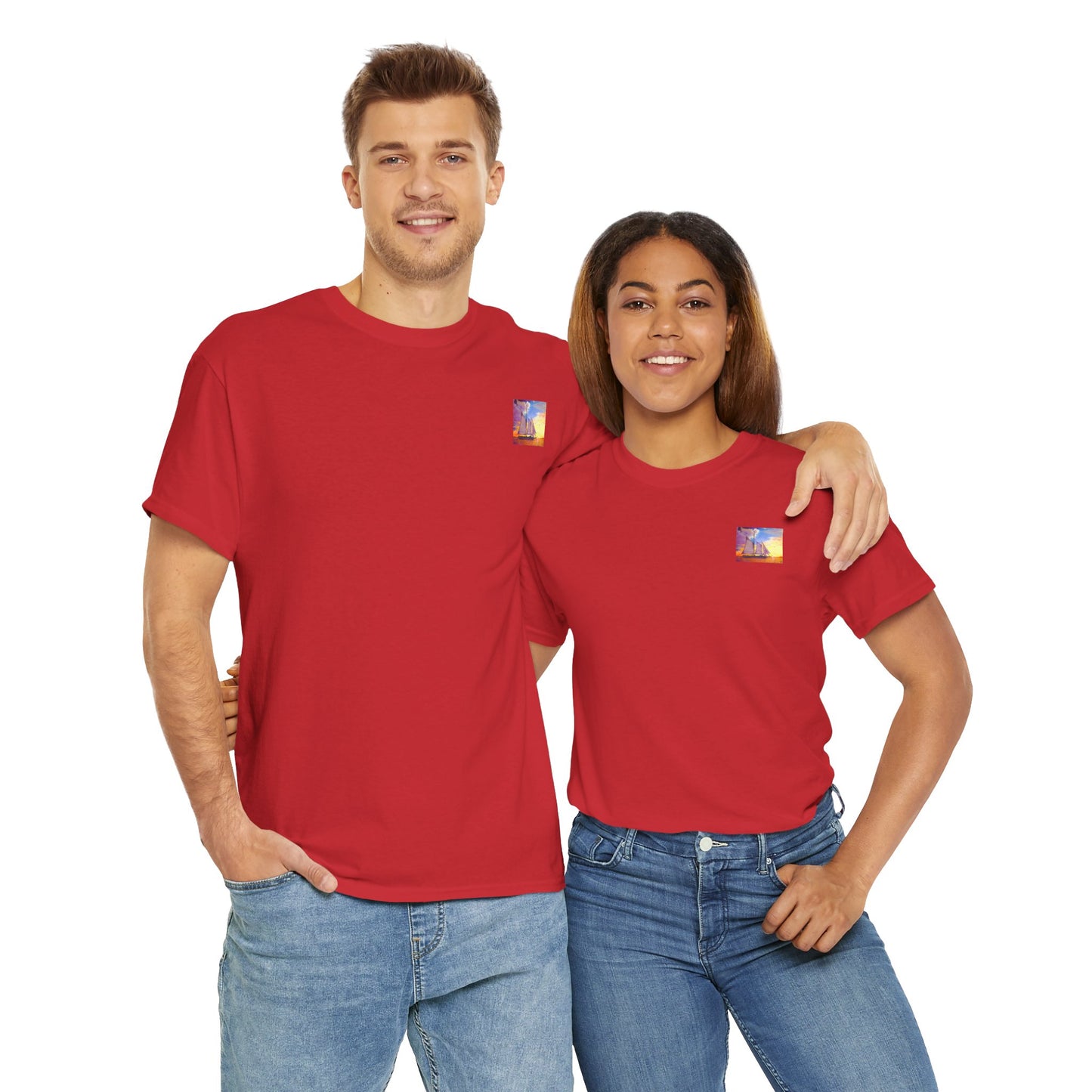 Smooth Sailing- Amazing Unisex Heavy Cotton Short Sleeve Tee Shirts!