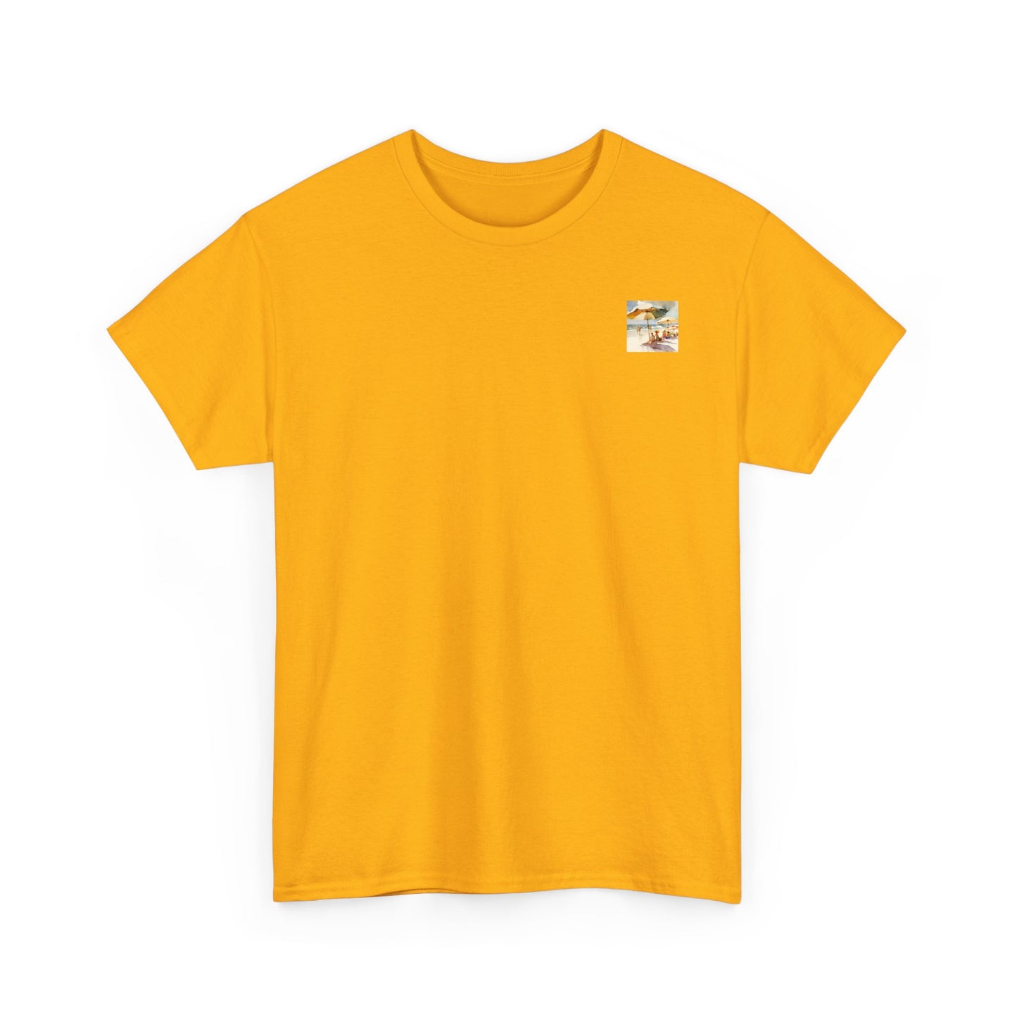 At the Beach Amazing Unisex Heavy Cotton Short Sleeve Tee Shirts!